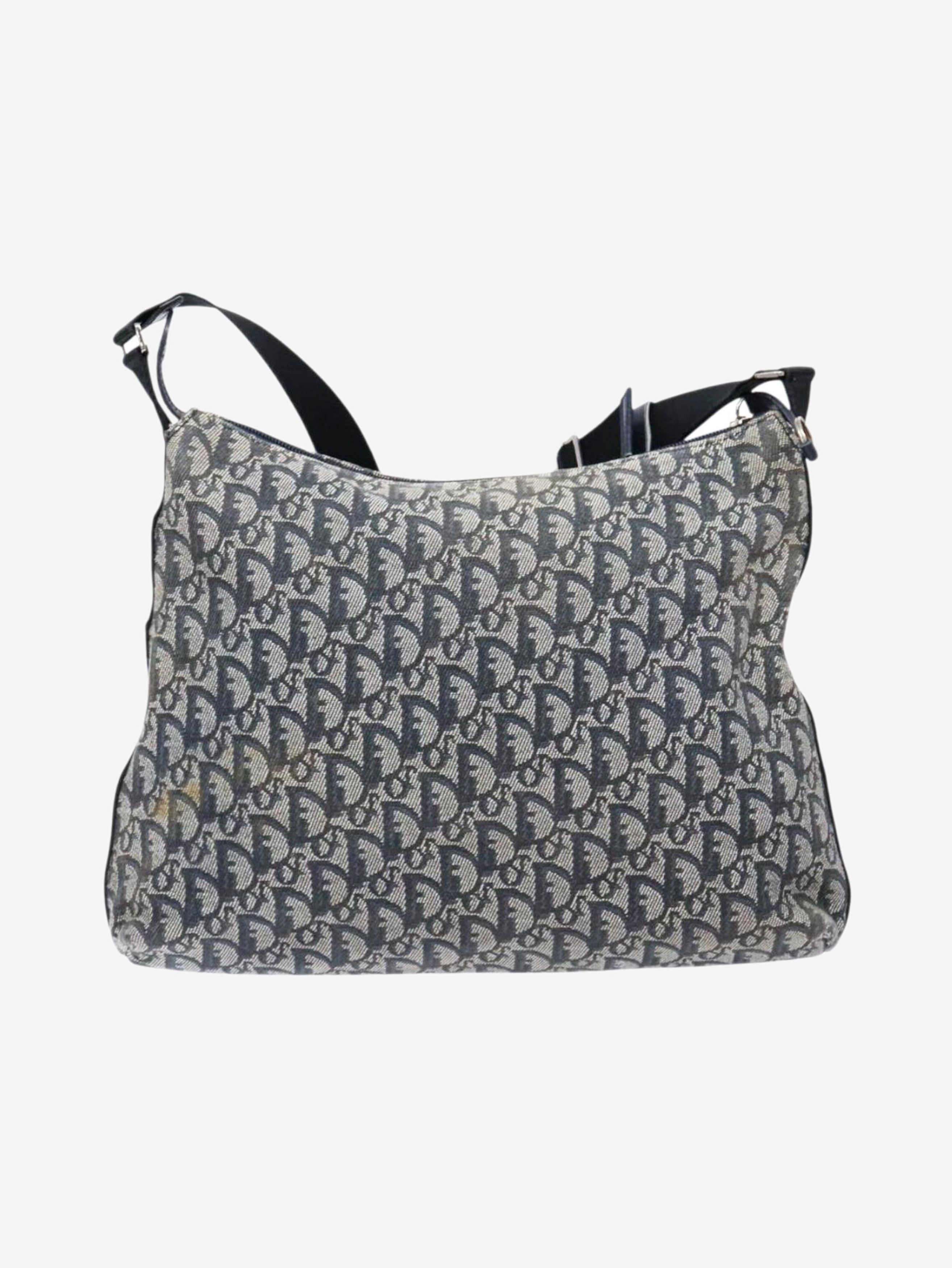 Dior Blue Trotter canvas shoulder bag Size ONE SIZE - 4 Thumbnail