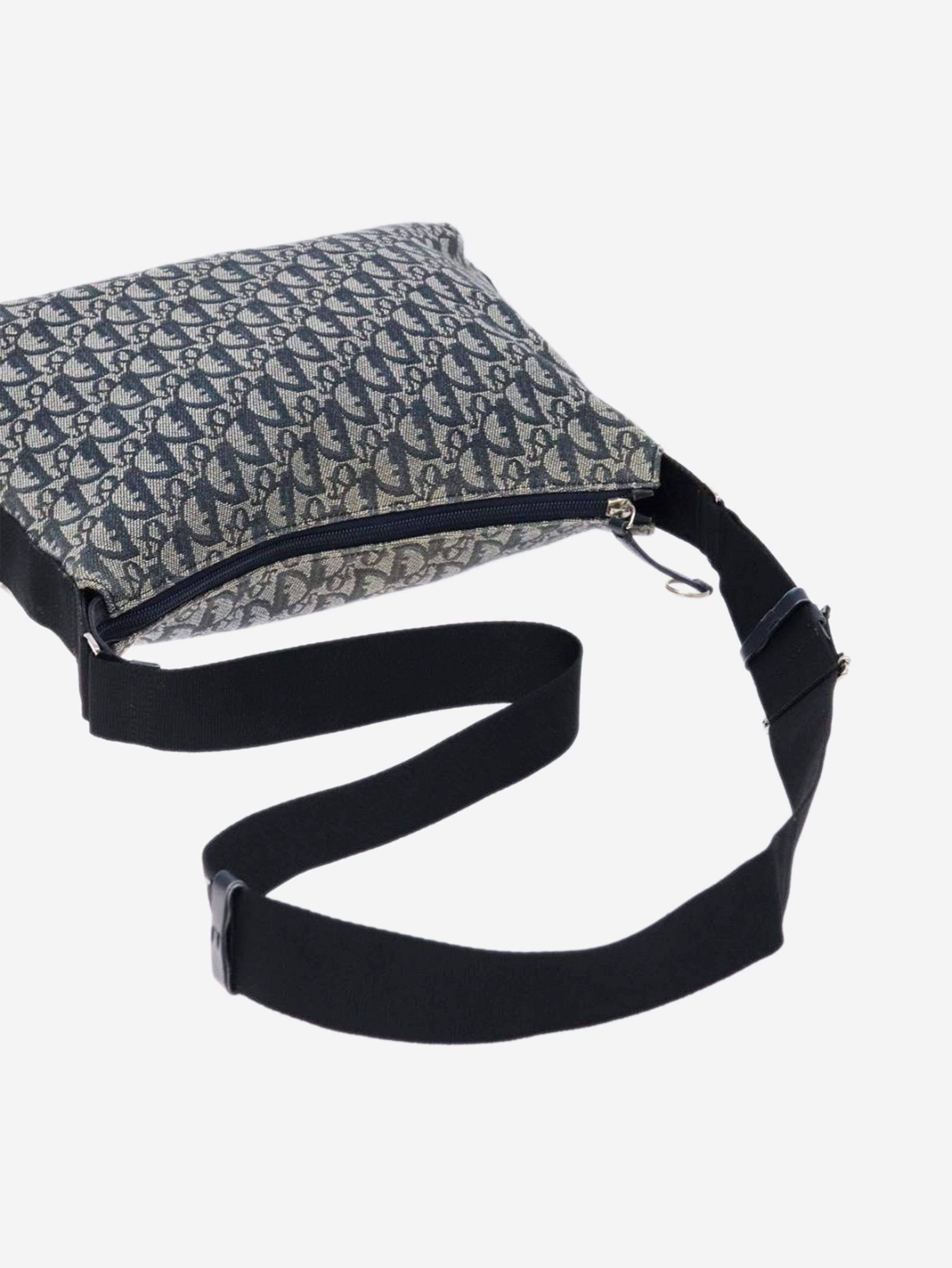 Dior Blue Trotter canvas shoulder bag Size ONE SIZE - 8 Thumbnail