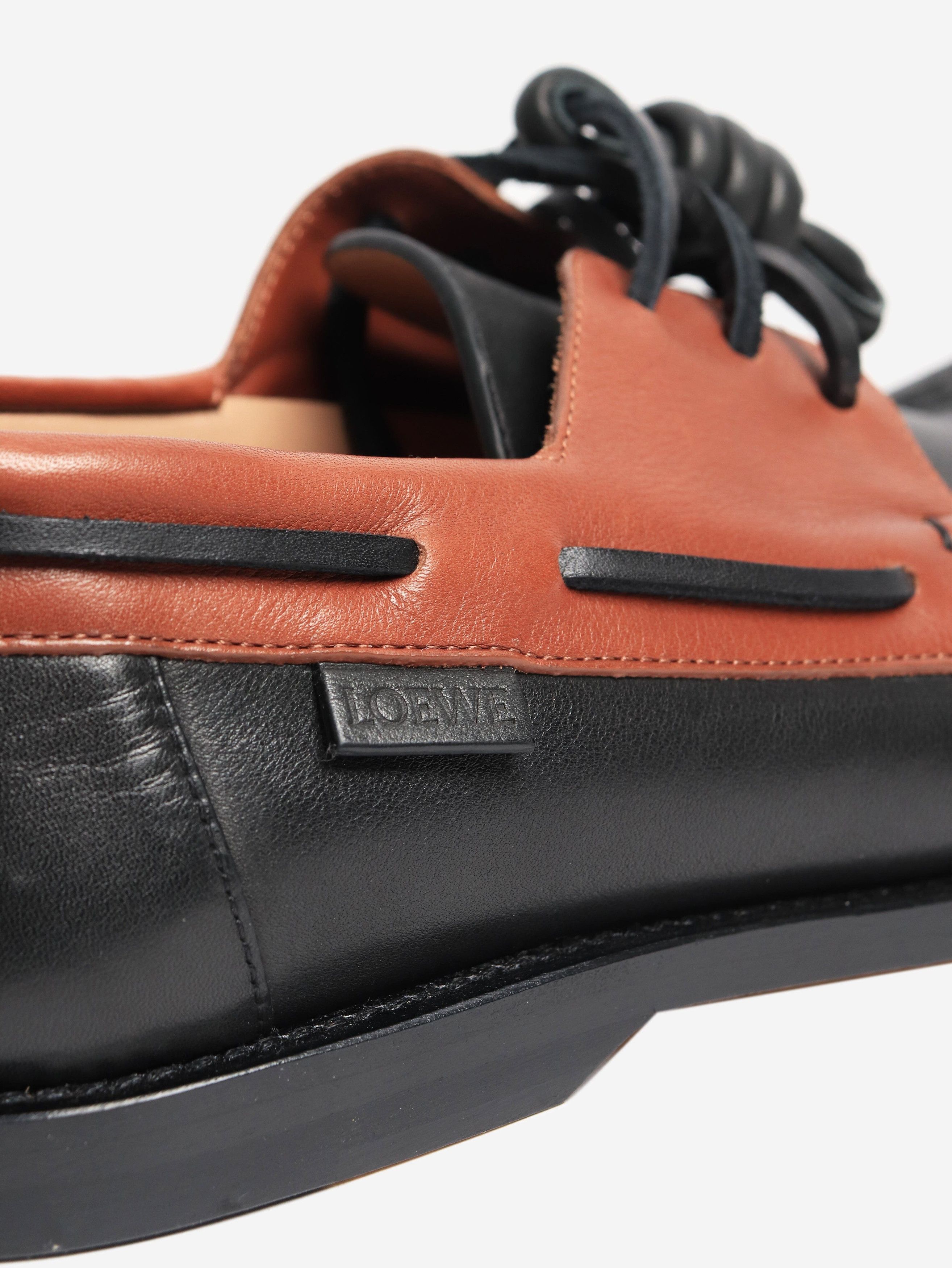 Loewe Black Campo boat shoes - EU 39 Size US 8 / IT 38 - 4 Thumbnail
