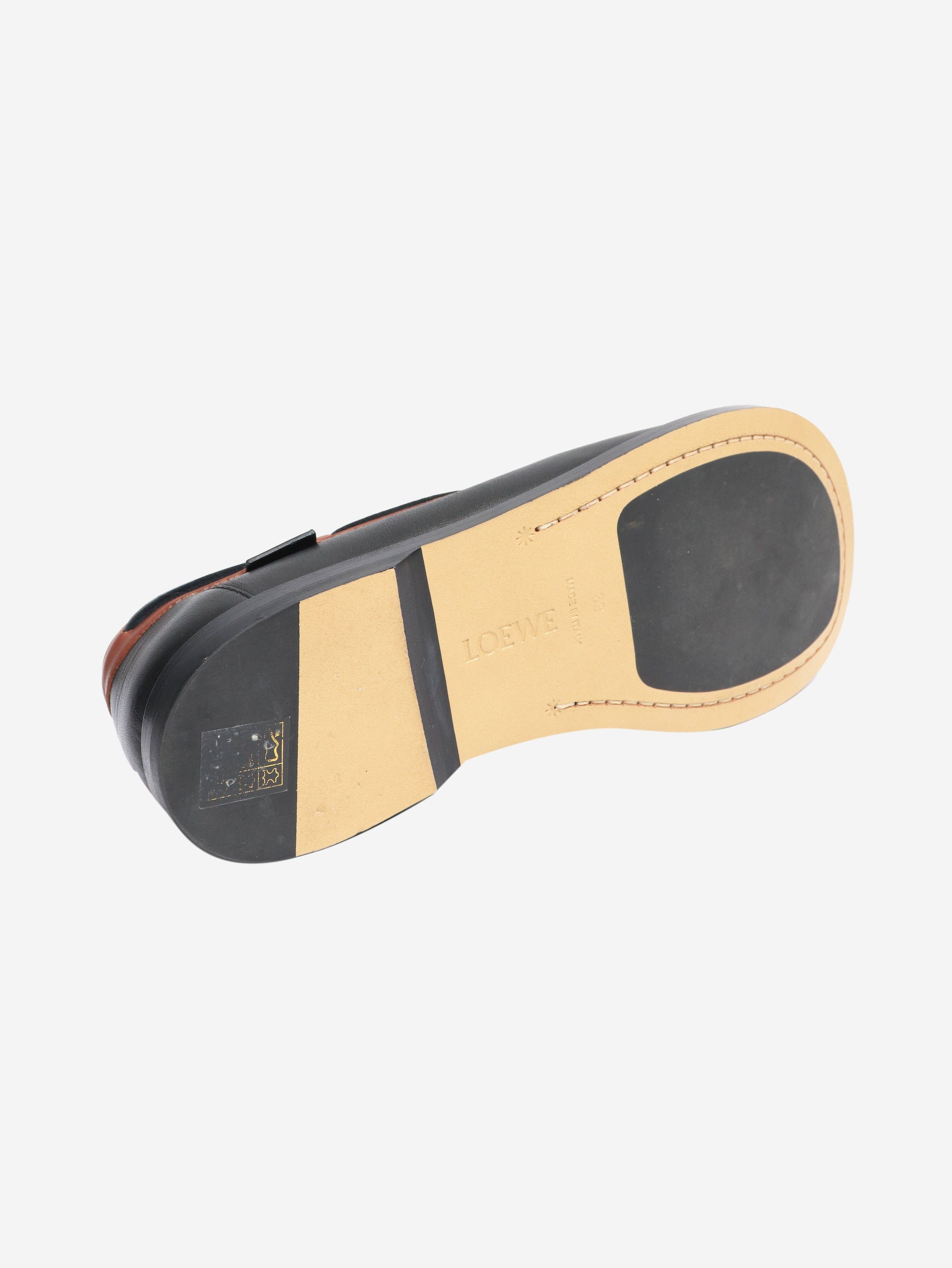 Loewe Black Campo boat shoes - EU 39 Size US 8 / IT 38 - 8 Thumbnail