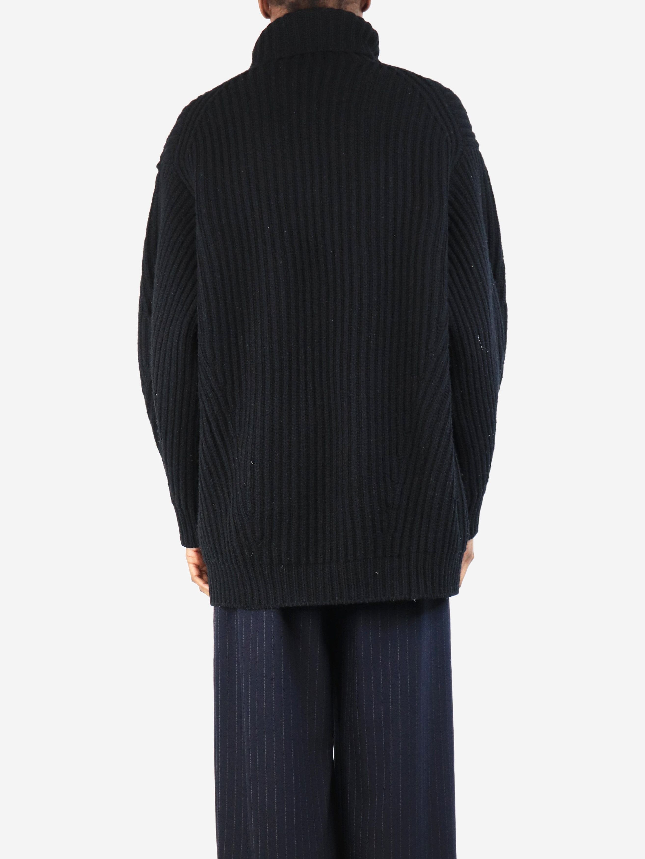 Acne Studios Black chunky knit jumper - XS Size XS / US 0-2 / IT 36-38 - 3 Thumbnail