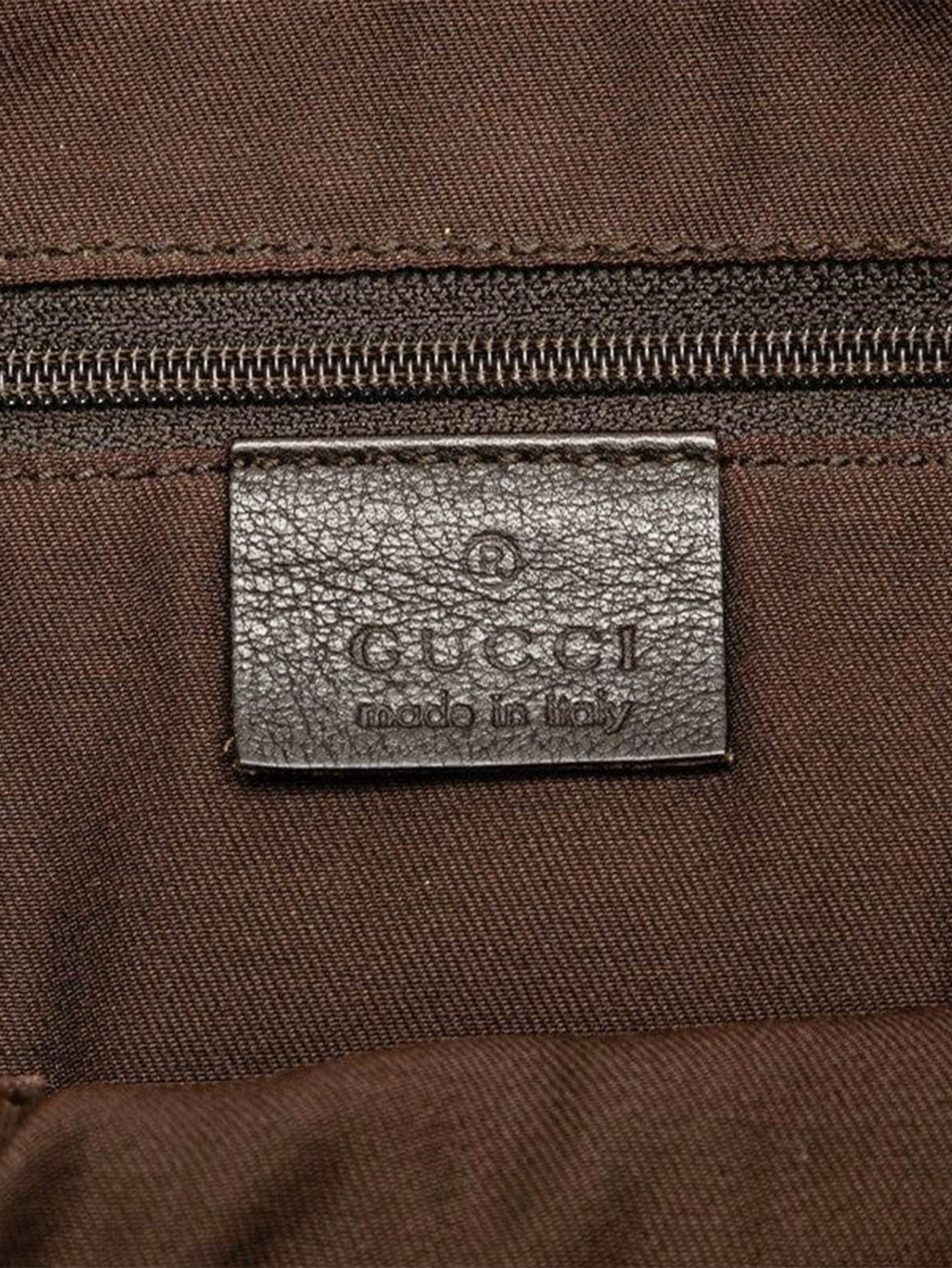 Gucci Brown Abbey GG canvas shoulder bag Size ONE SIZE - 7 Thumbnail