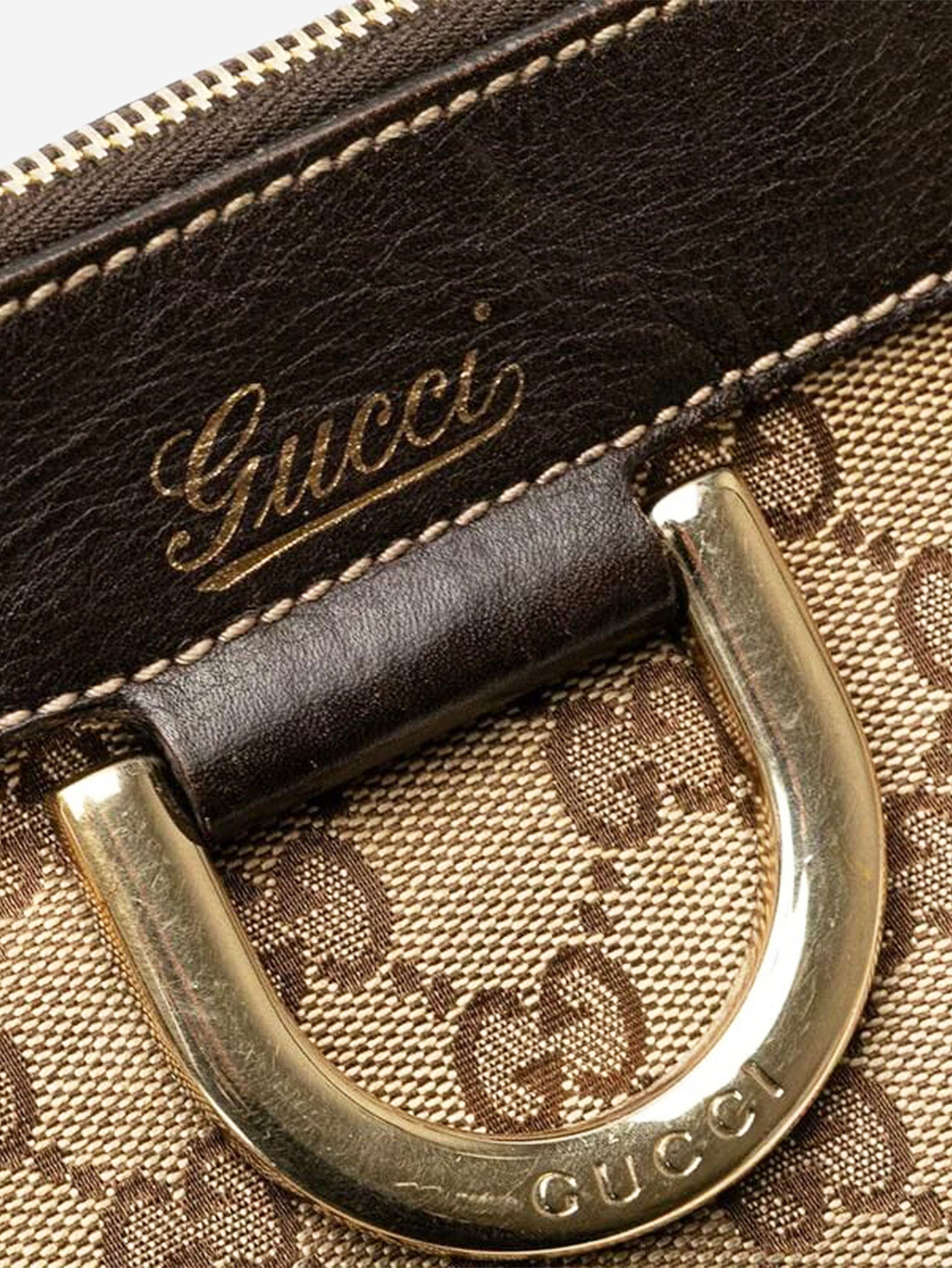 Gucci Brown Abbey GG canvas shoulder bag Size ONE SIZE - 11 Thumbnail