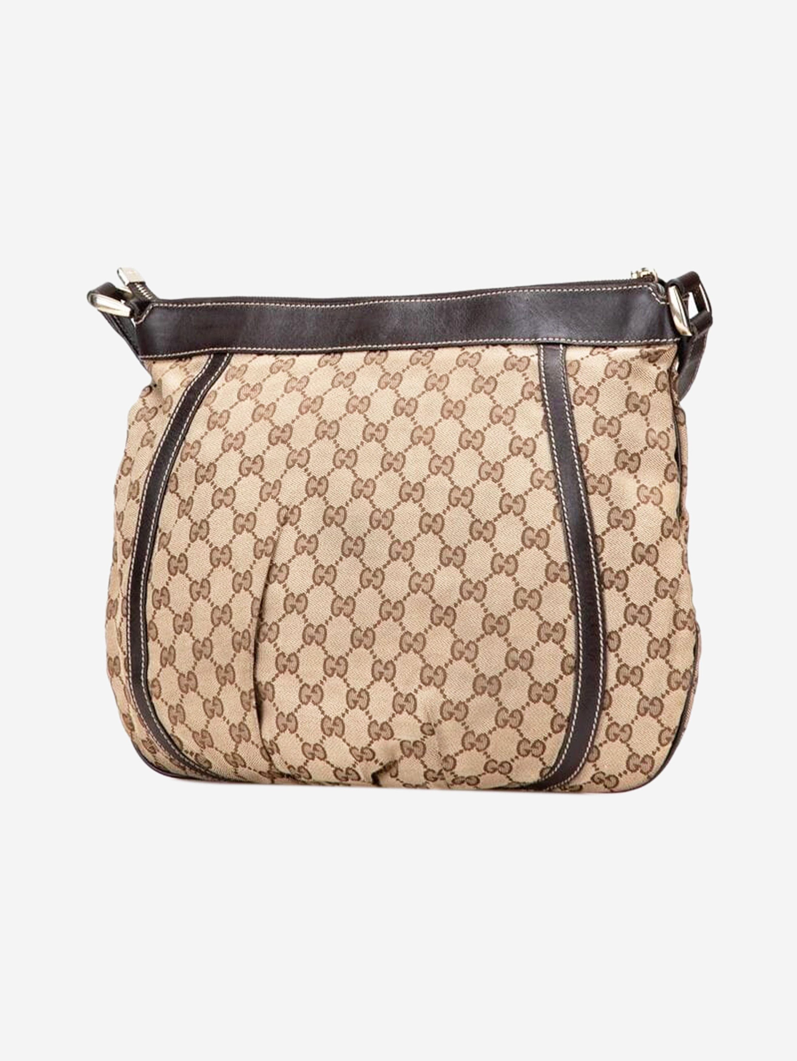 Gucci Brown Abbey GG canvas shoulder bag Size ONE SIZE - 2 Thumbnail