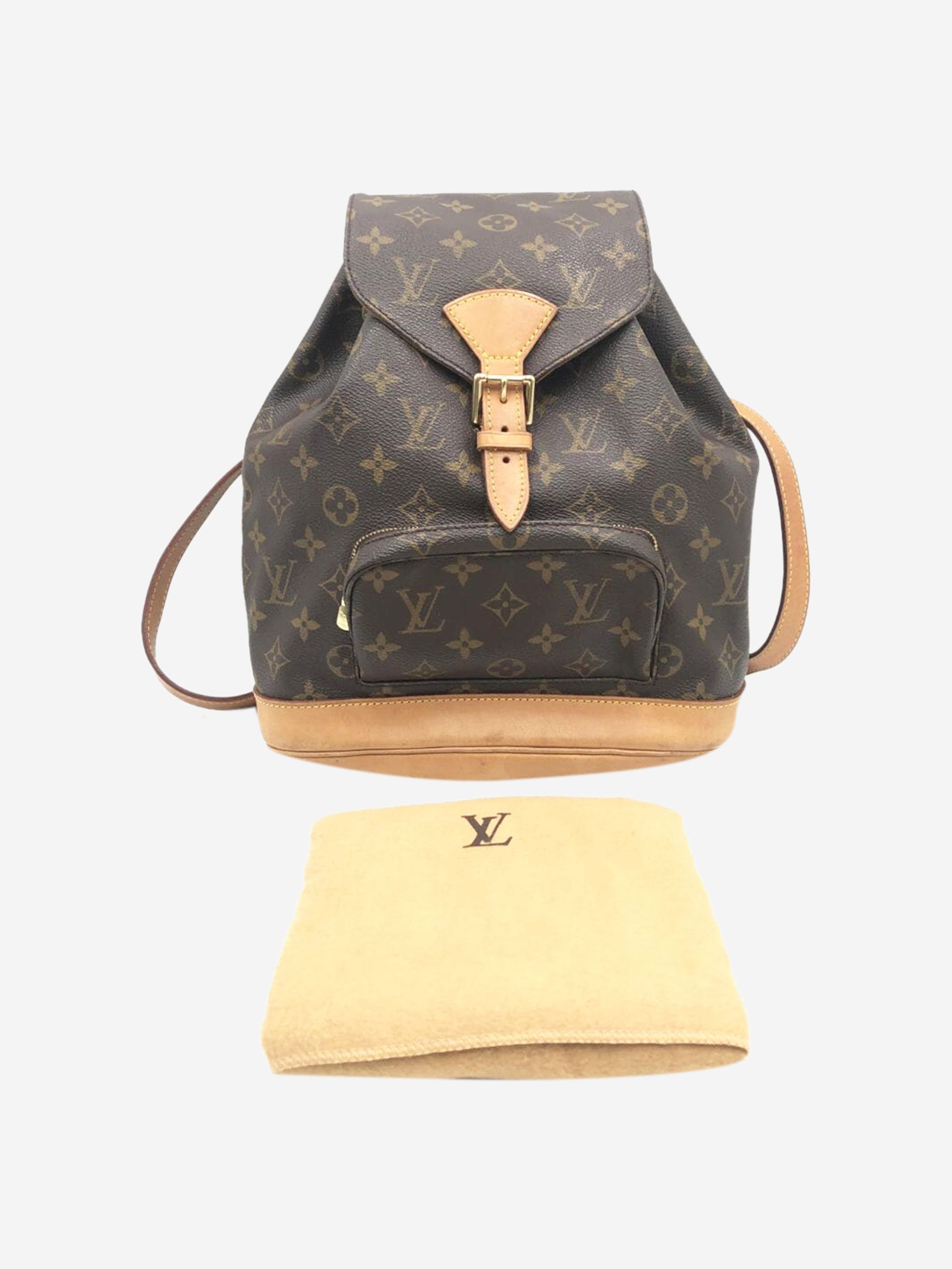 Louis Vuitton Brown 2000 Montsouris vintage backpack Size ONE SIZE - 6 Thumbnail