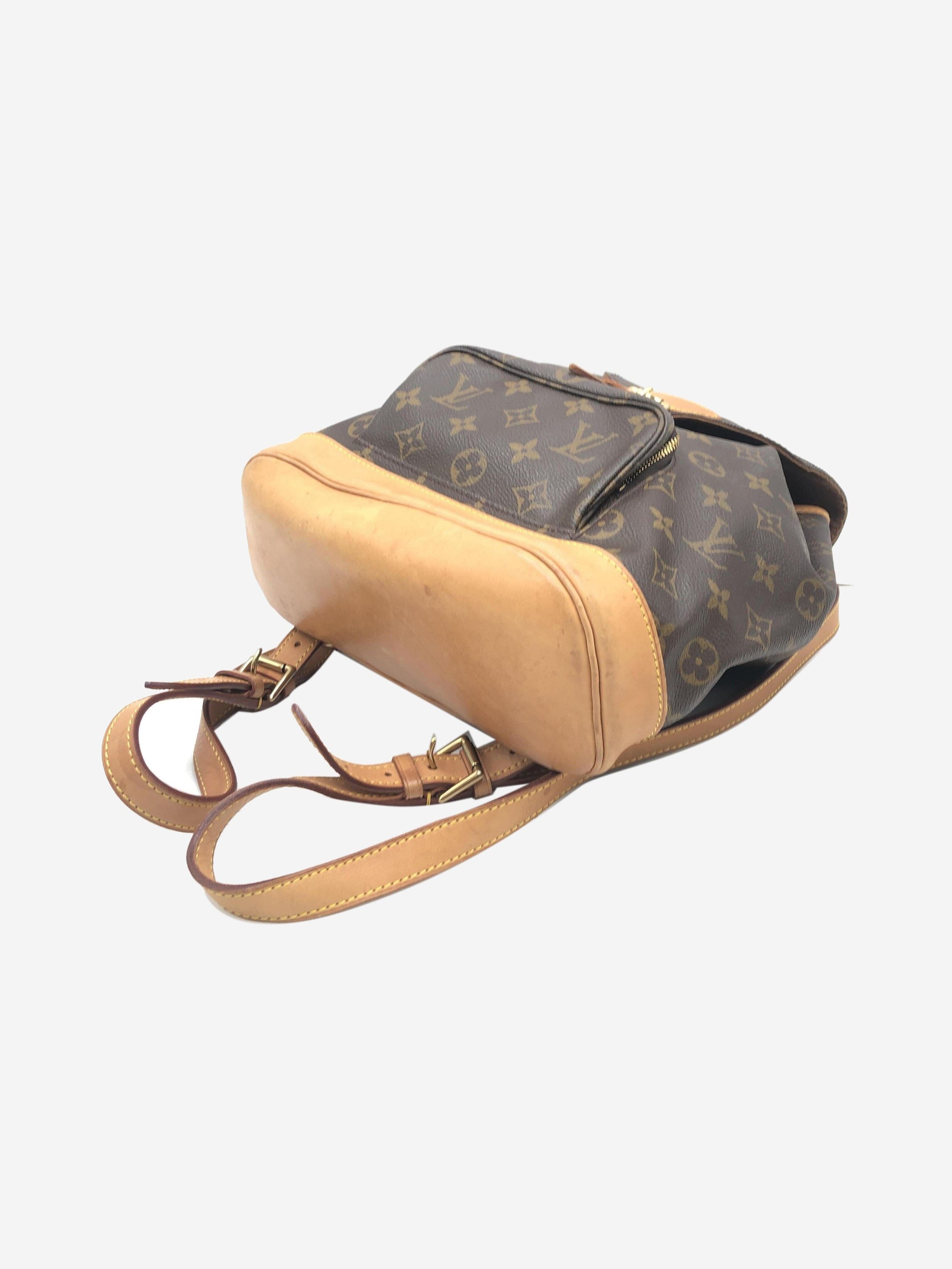 Louis Vuitton Brown 2000 Montsouris vintage backpack Size ONE SIZE - 4 Thumbnail