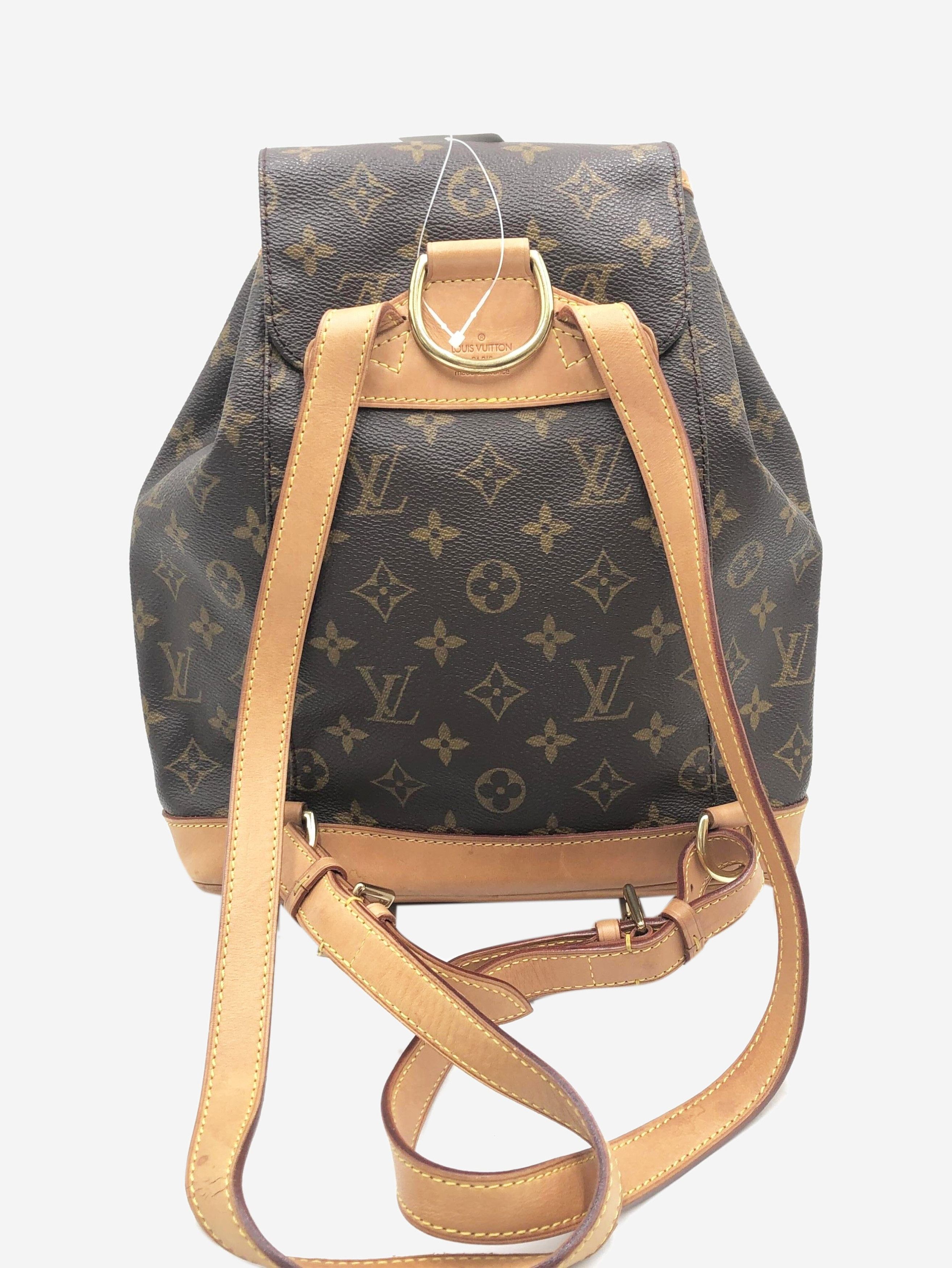 Louis Vuitton Brown 2000 Montsouris vintage backpack Size ONE SIZE - 3 Thumbnail