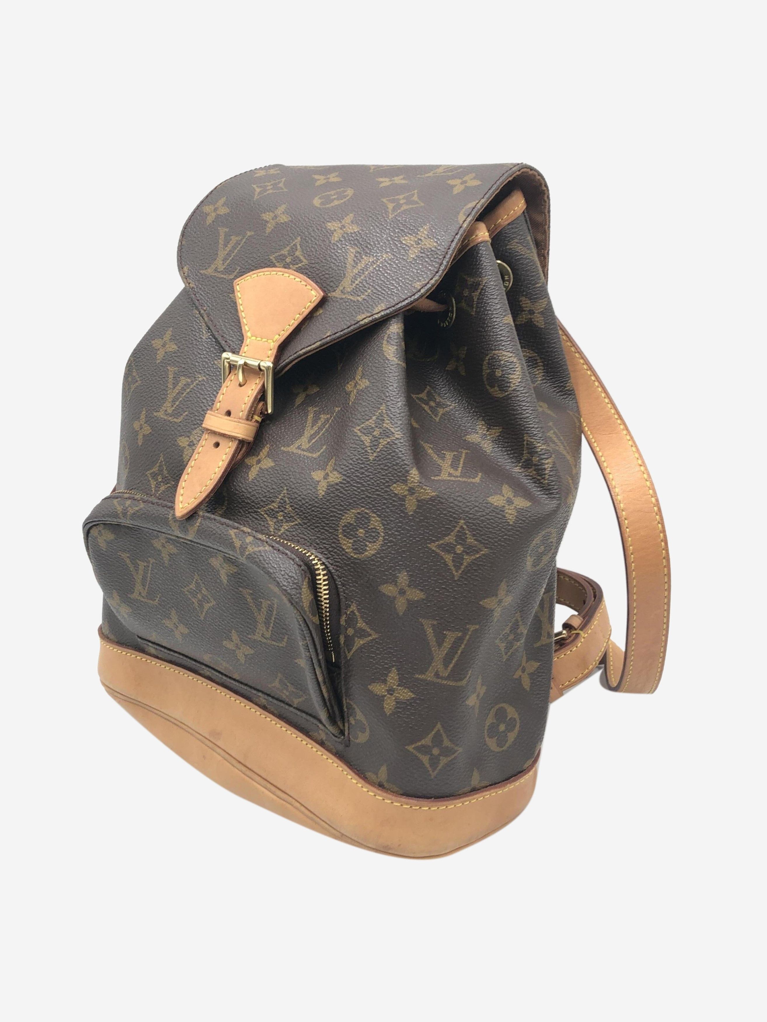 Louis Vuitton Brown 2000 Montsouris vintage backpack Size ONE SIZE - 2 Thumbnail