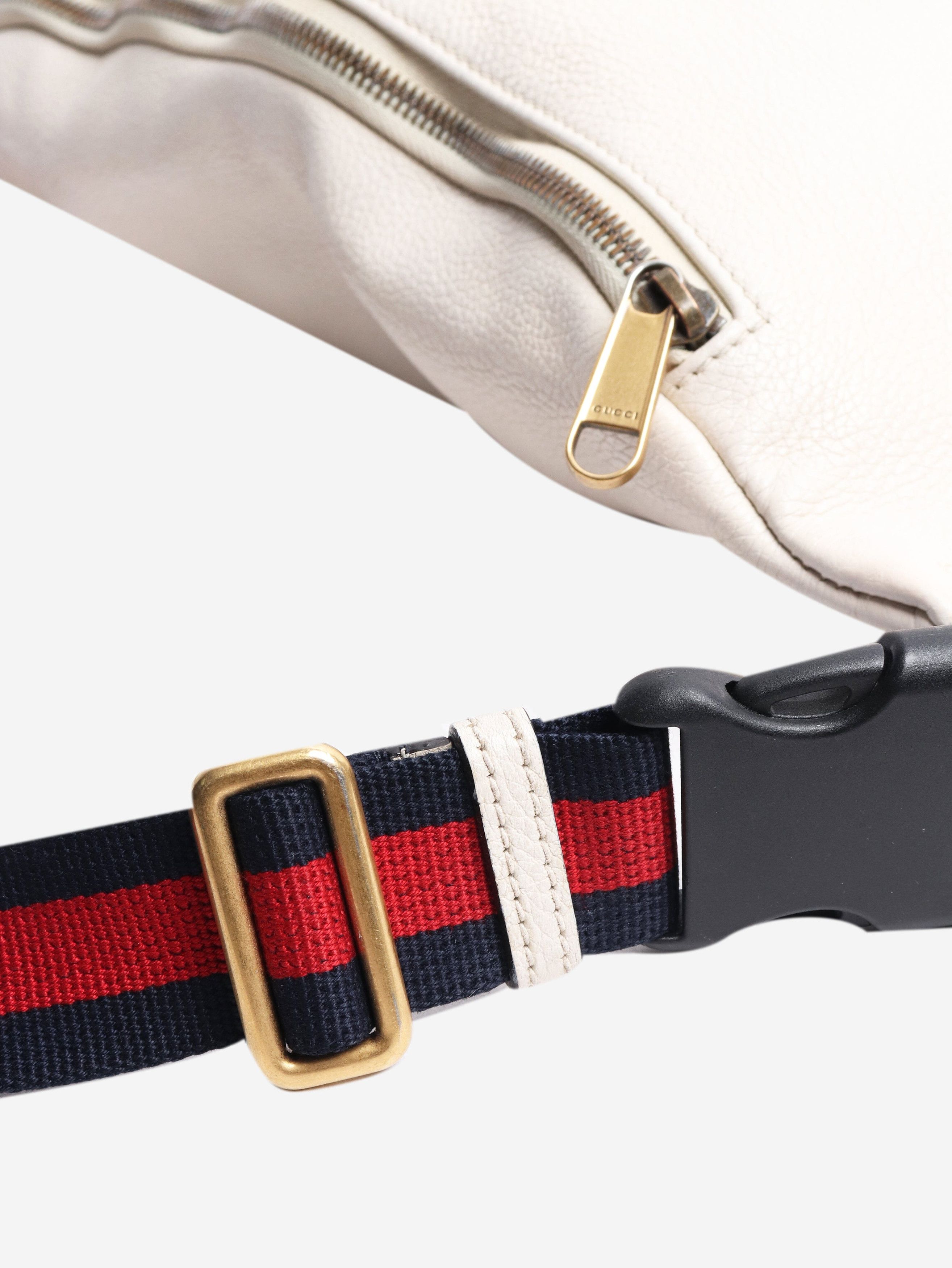 Gucci Cream grained calfskin belt bag Size ONE SIZE - 4 Thumbnail