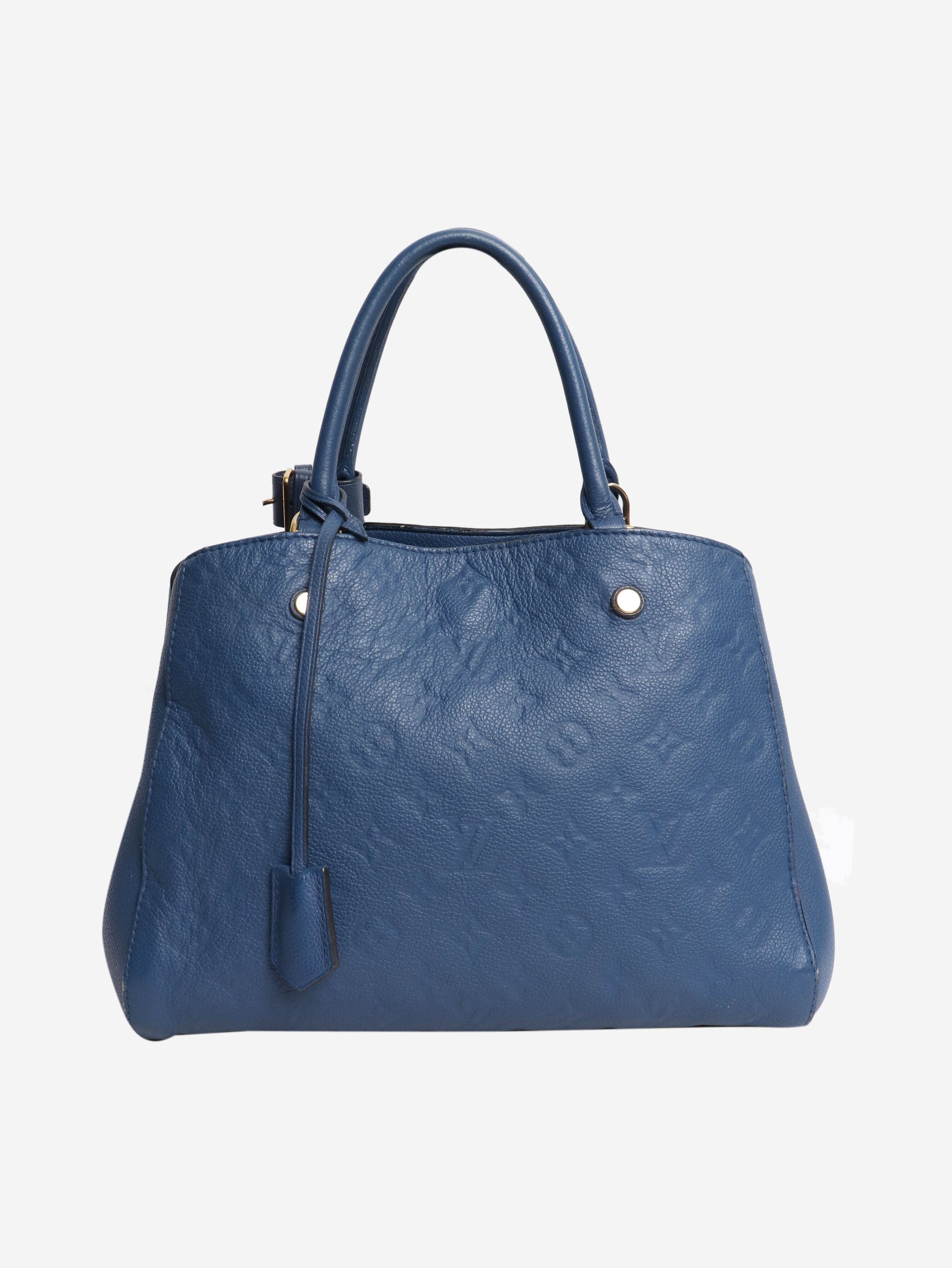 Louis Vuitton Blue 2016 Monogram Empreinte Montaigne shoulder bag Size ONE SIZE - 3 Thumbnail