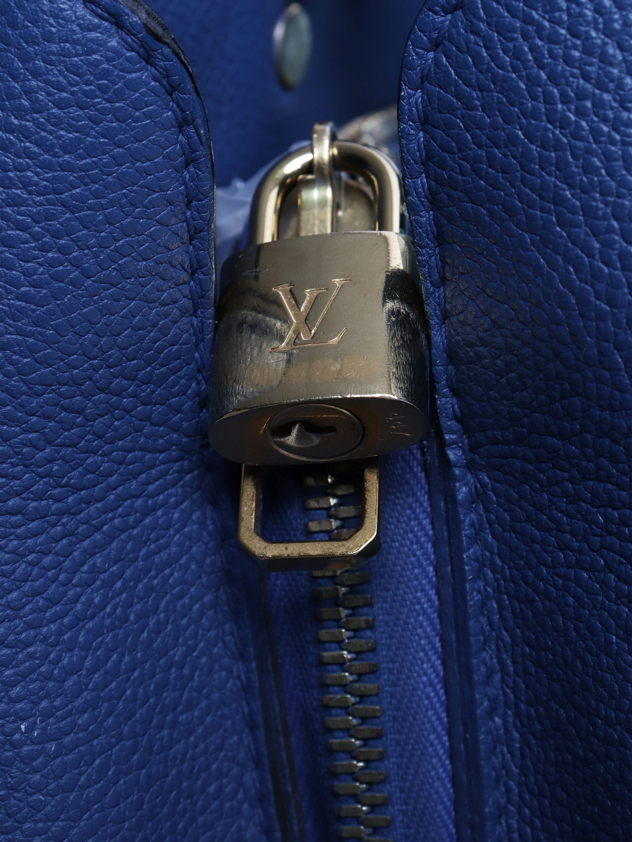 Louis Vuitton Blue 2016 Monogram Empreinte Montaigne shoulder bag Size ONE SIZE - 7 Thumbnail
