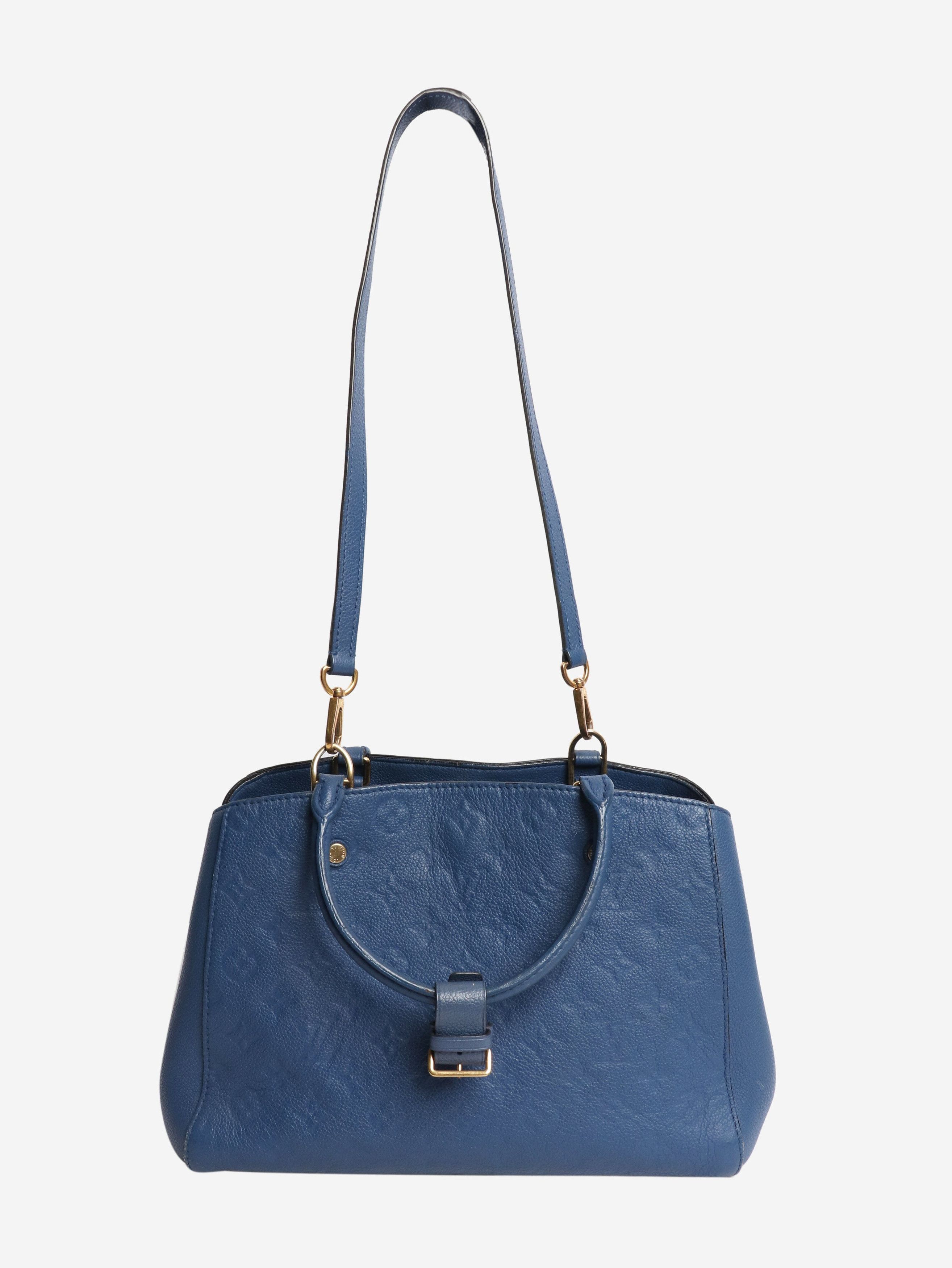 Louis Vuitton Blue 2016 Monogram Empreinte Montaigne shoulder bag Size ONE SIZE - 2 Thumbnail