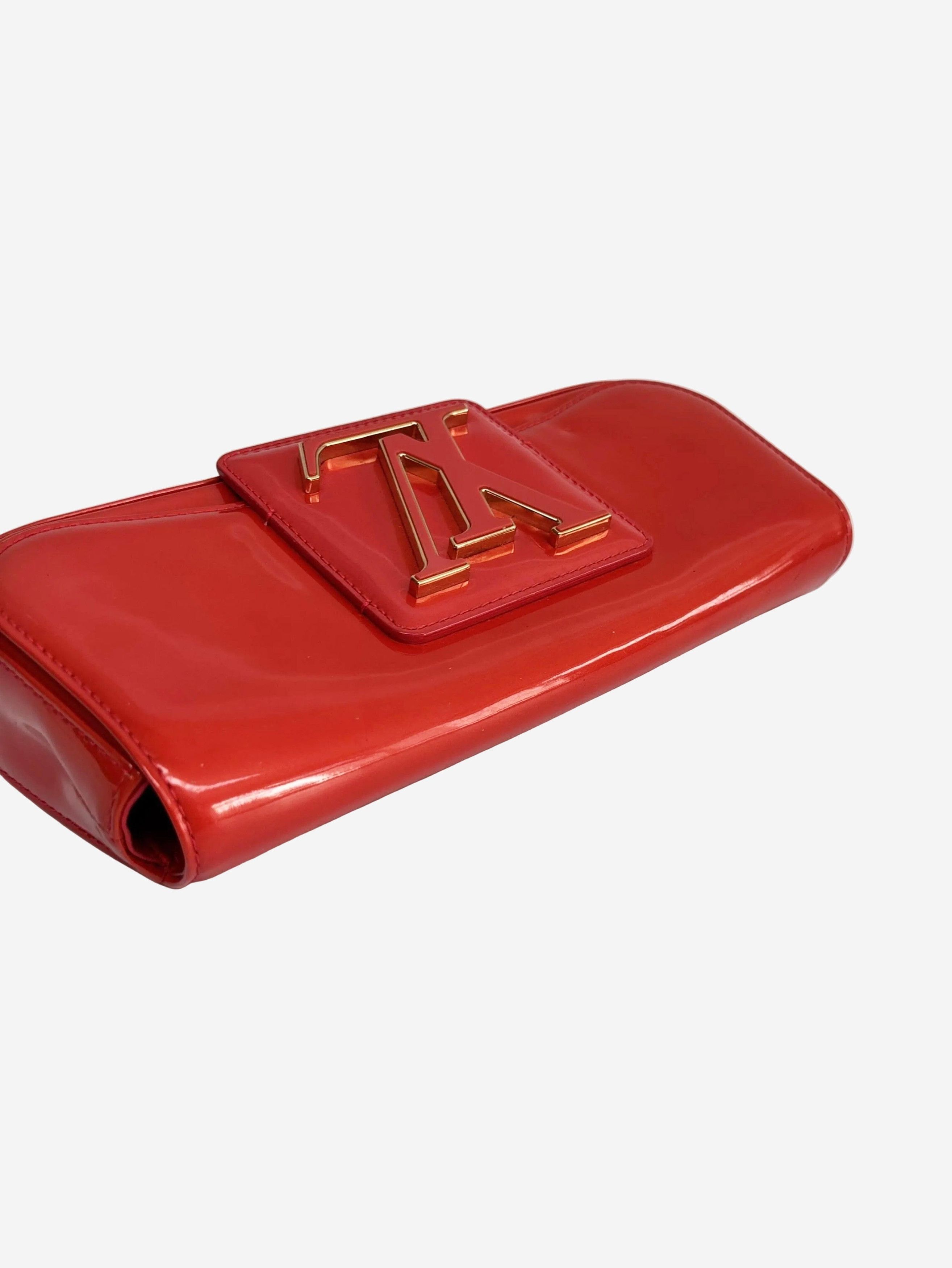 Louis Vuitton Red Sobe patent clutch Size ONE SIZE - 2 Thumbnail