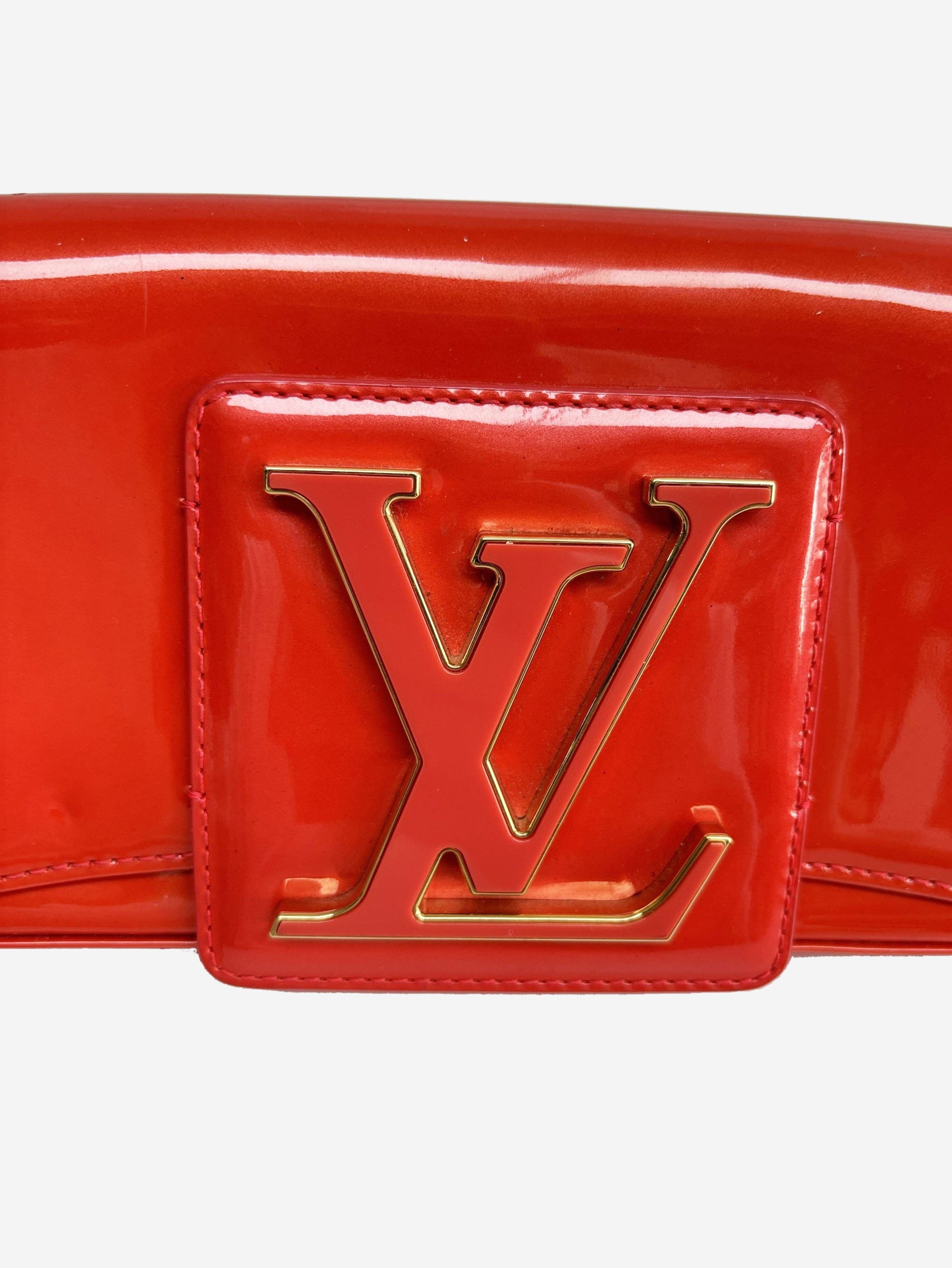 Louis Vuitton Red Sobe patent clutch Size ONE SIZE - 4 Thumbnail