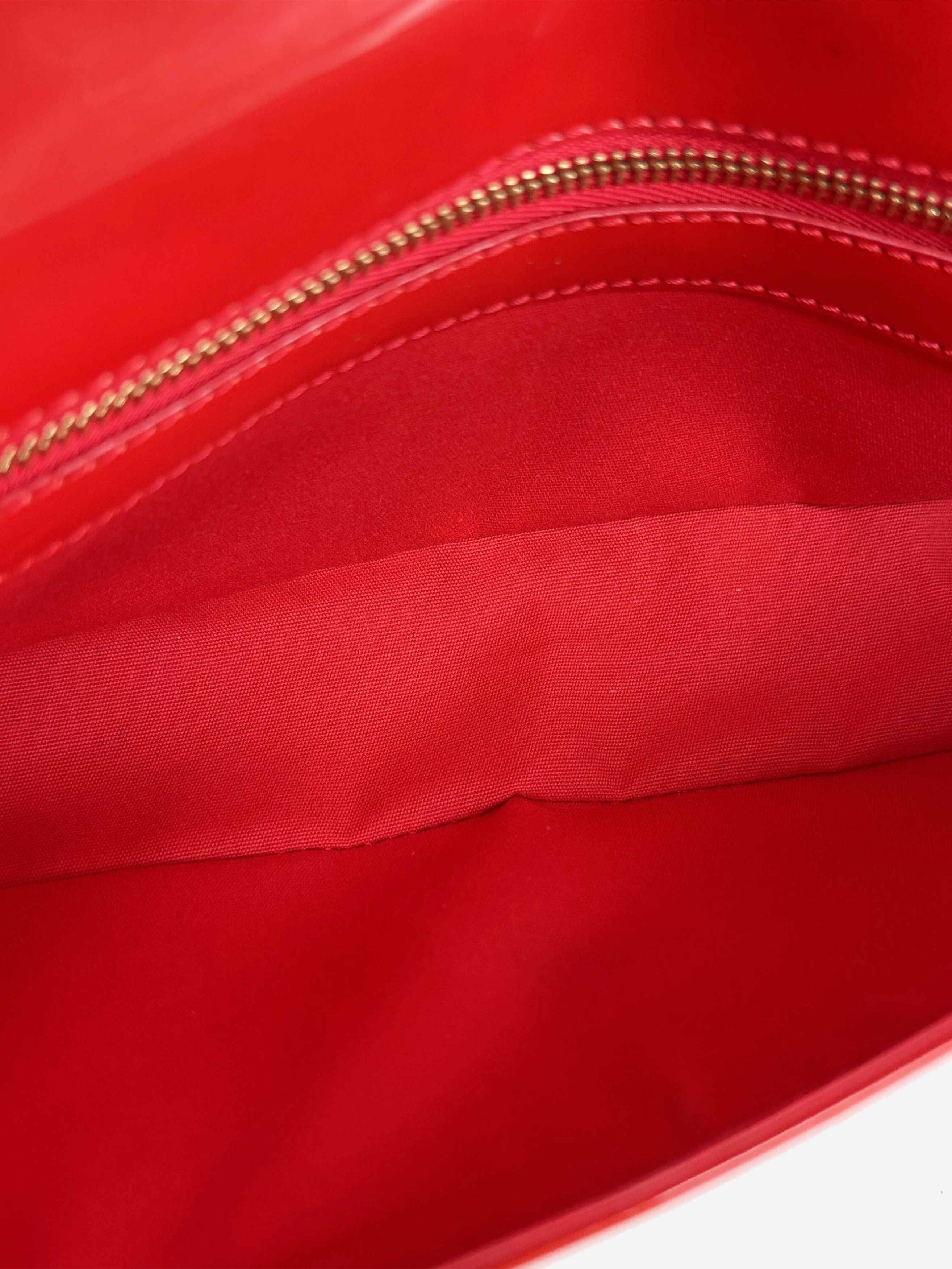 Louis Vuitton Red Sobe patent clutch Size ONE SIZE - 6 Thumbnail