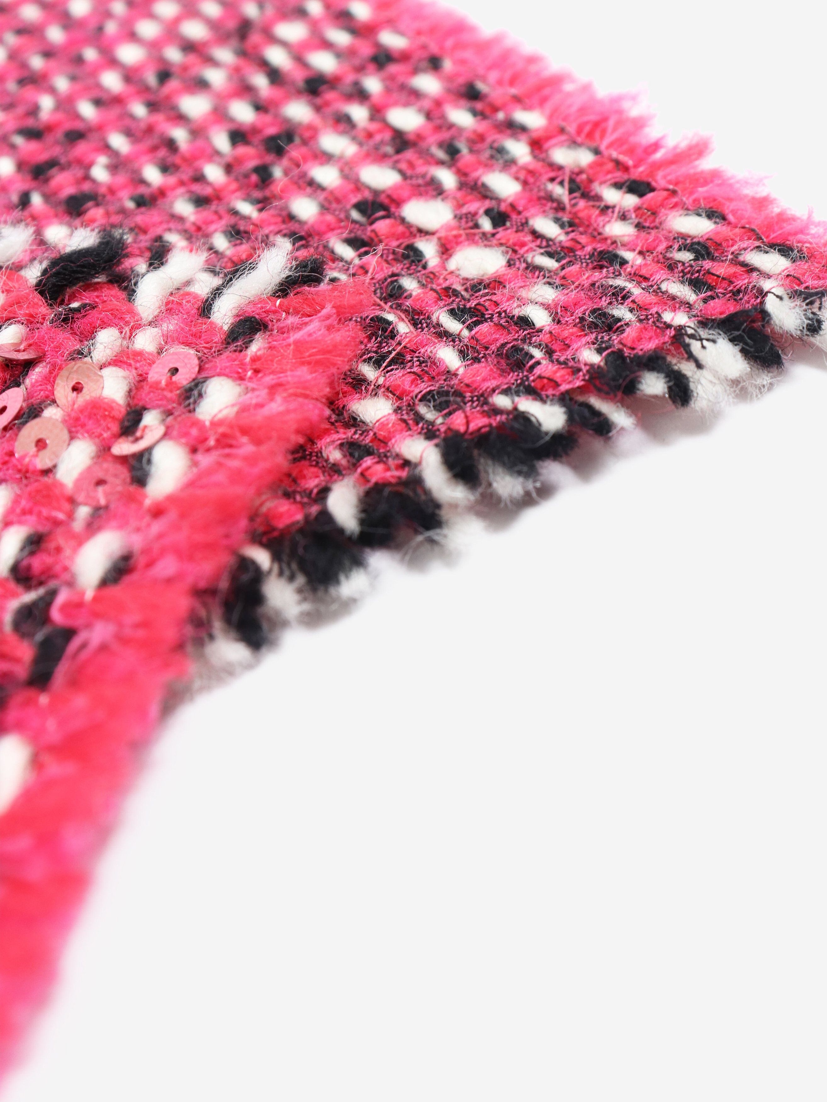 Gucci NY Yankees pink sequin knit scarf Size ONE SIZE - 4 Thumbnail