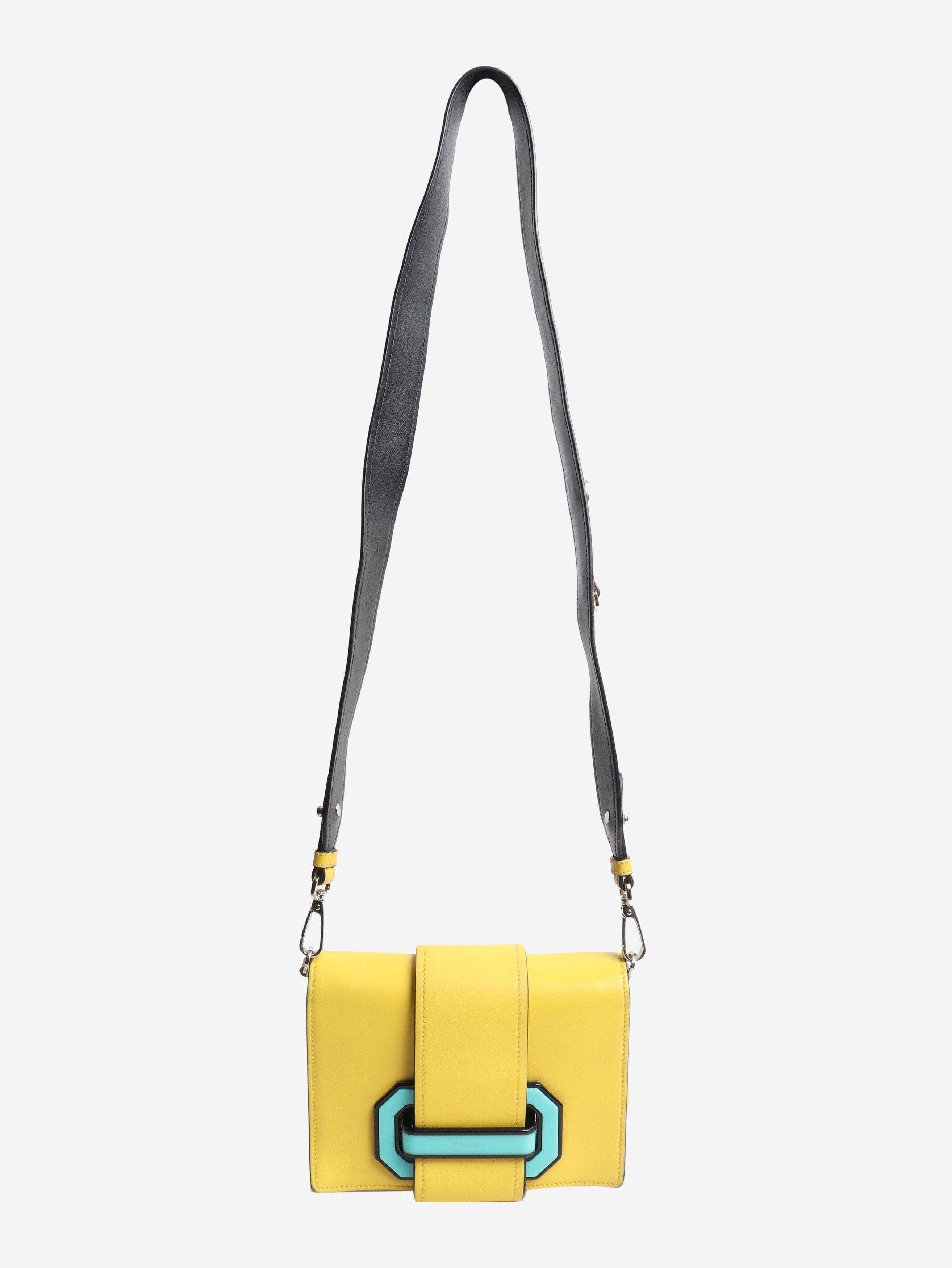 Prada Yellow City plex ribbon crossbody bag Size ONE SIZE - 2 Thumbnail