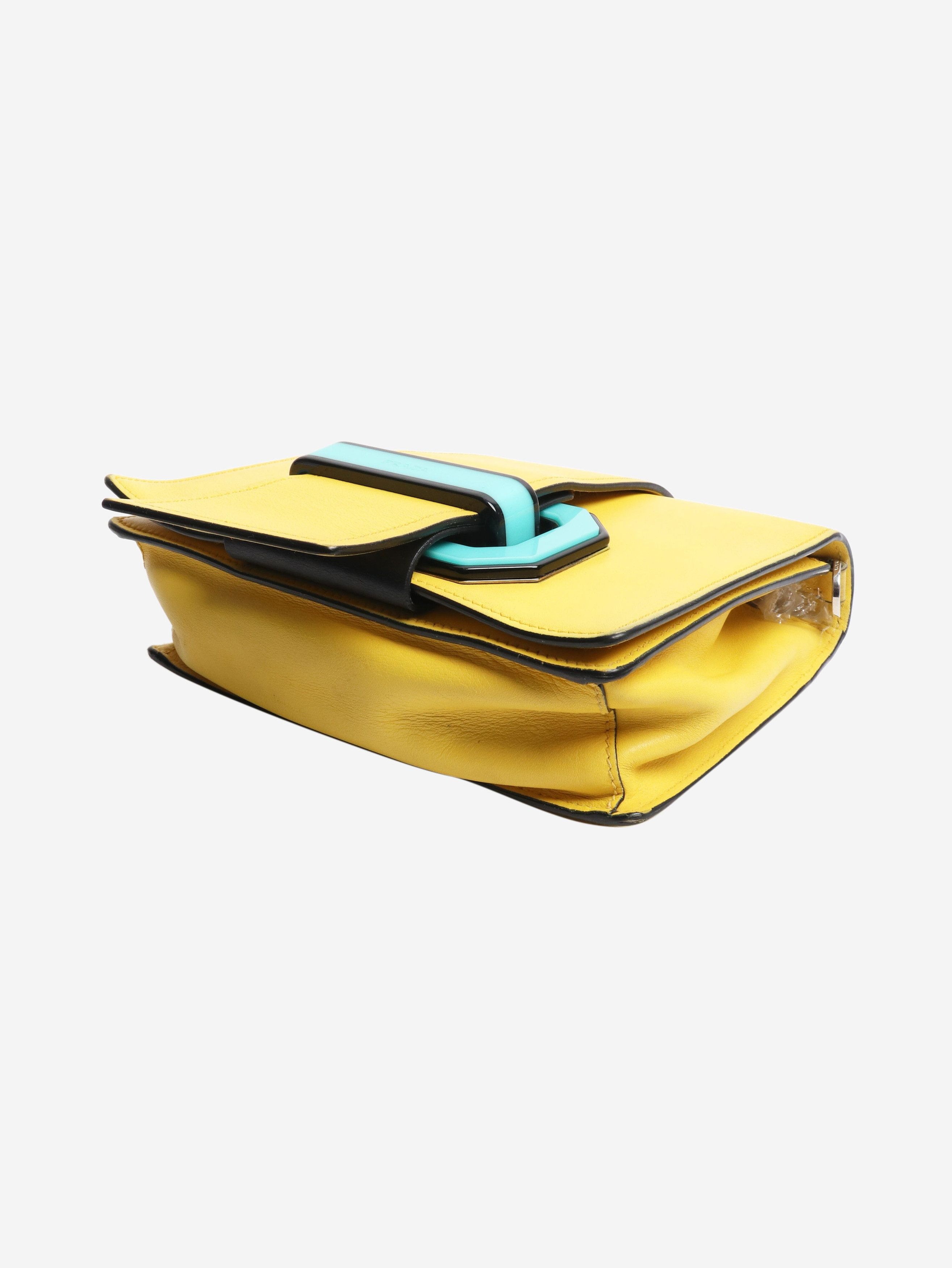 Prada Yellow City plex ribbon crossbody bag Size ONE SIZE - 5 Thumbnail