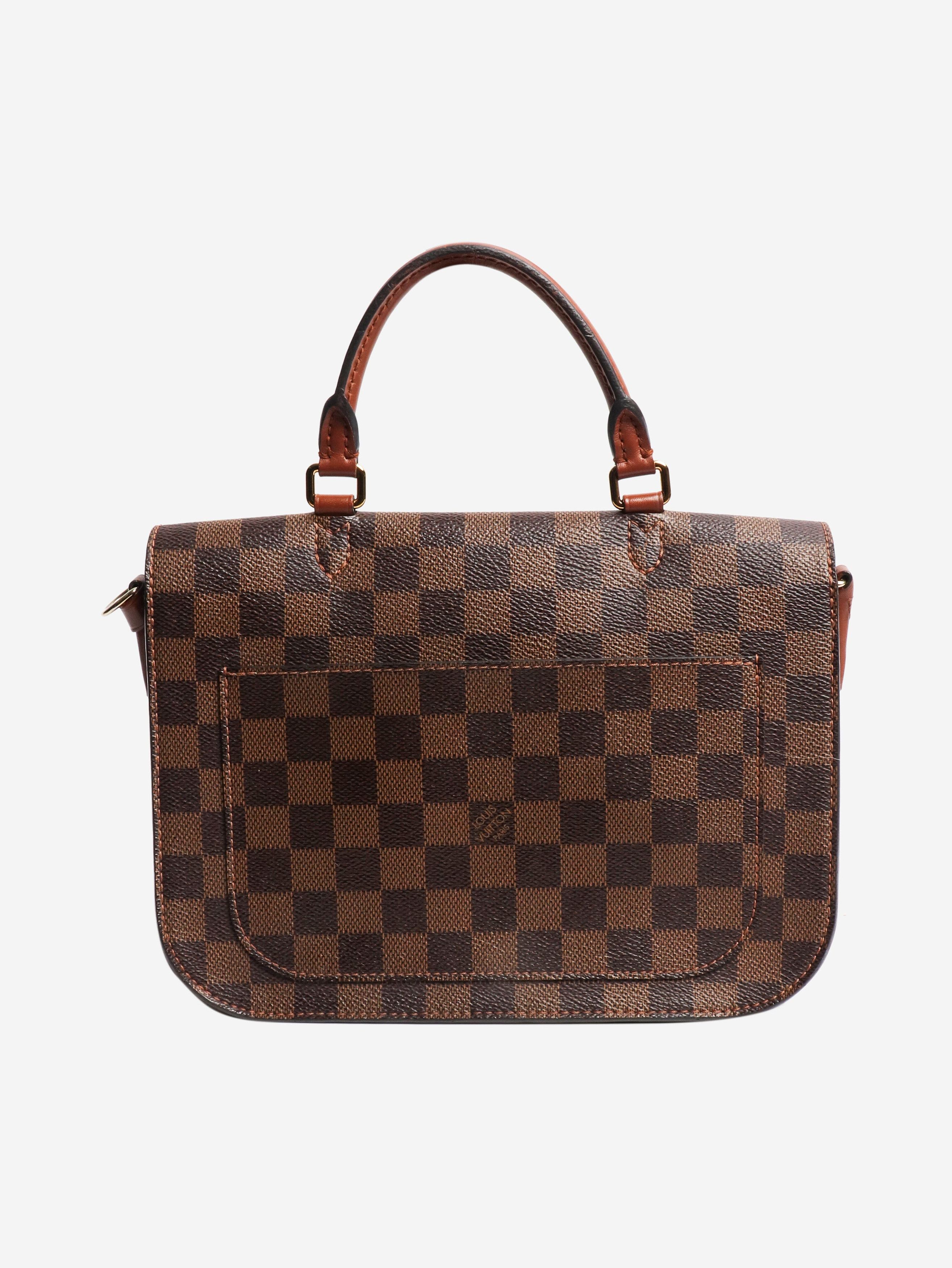 Louis Vuitton Brown 2019 Damier Ebene Beaumarchais satchel bag Size ONE SIZE - 3 Thumbnail