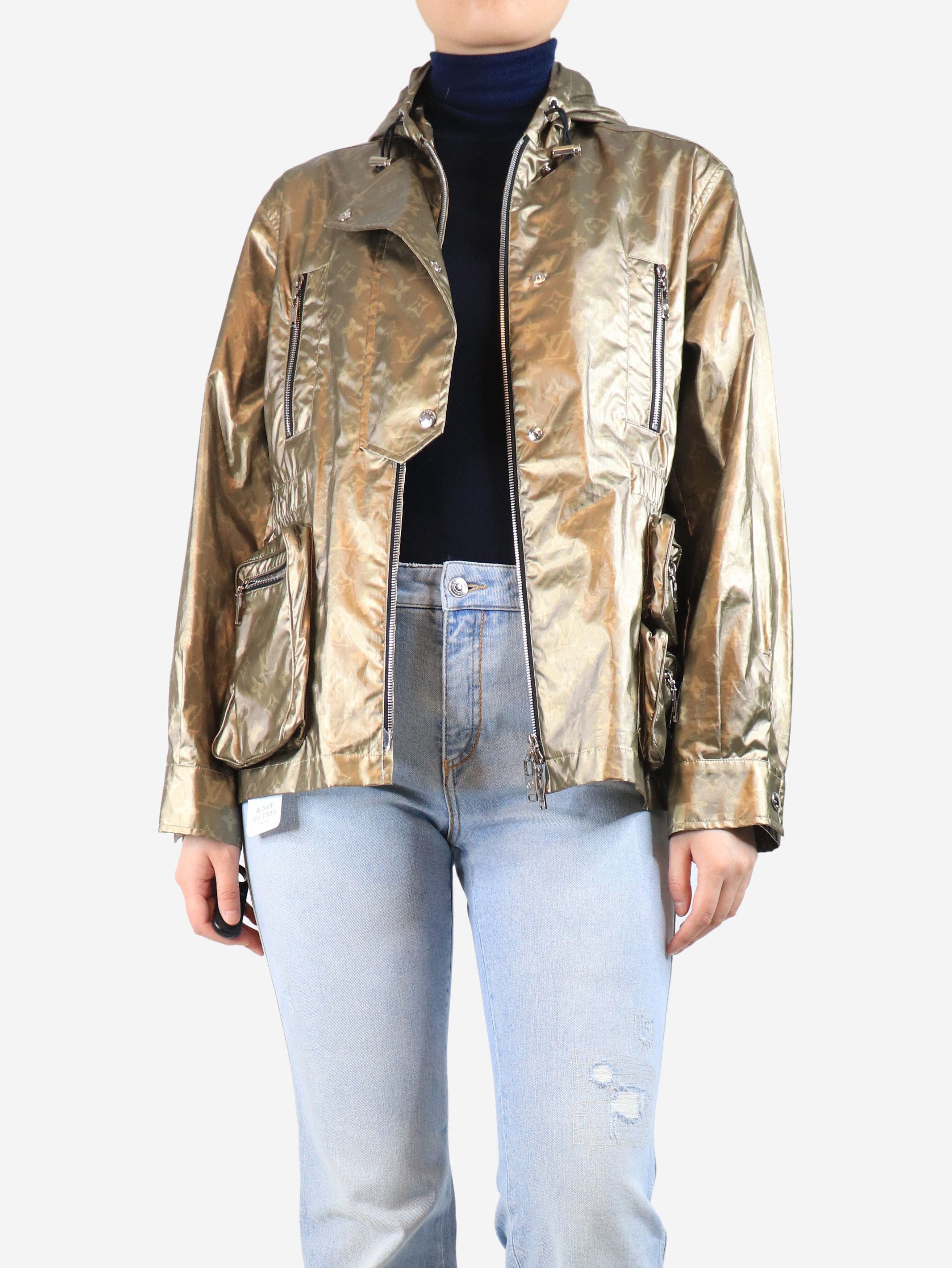 Louis Vuitton Gold Monogram shell jacket - UK 12 Size M / US 6-8 / IT 42-44 - 3 Thumbnail