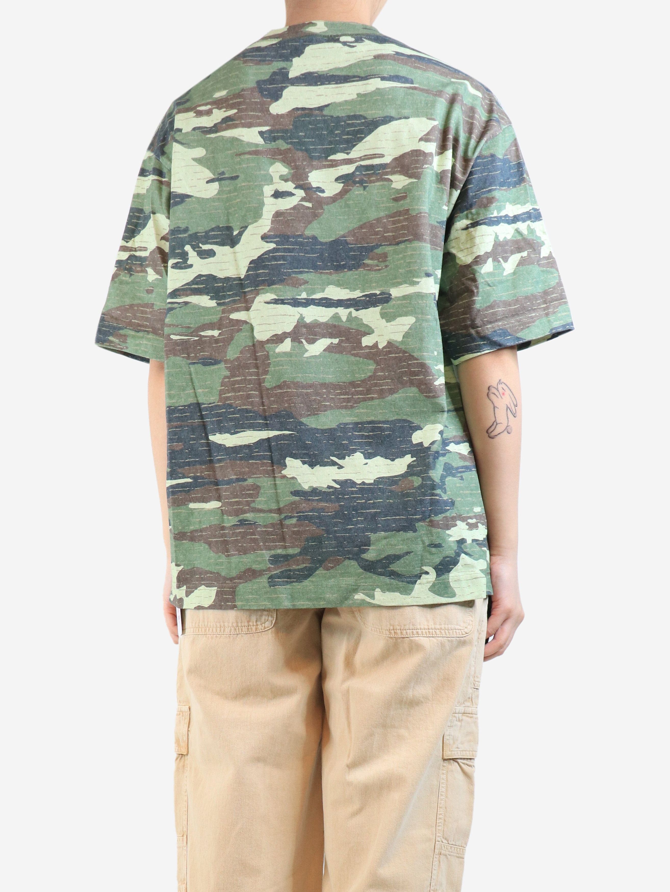 Acne Studios Green camouflage logo t-shirt - S Size S / US 4 / IT 40 - 2 Thumbnail