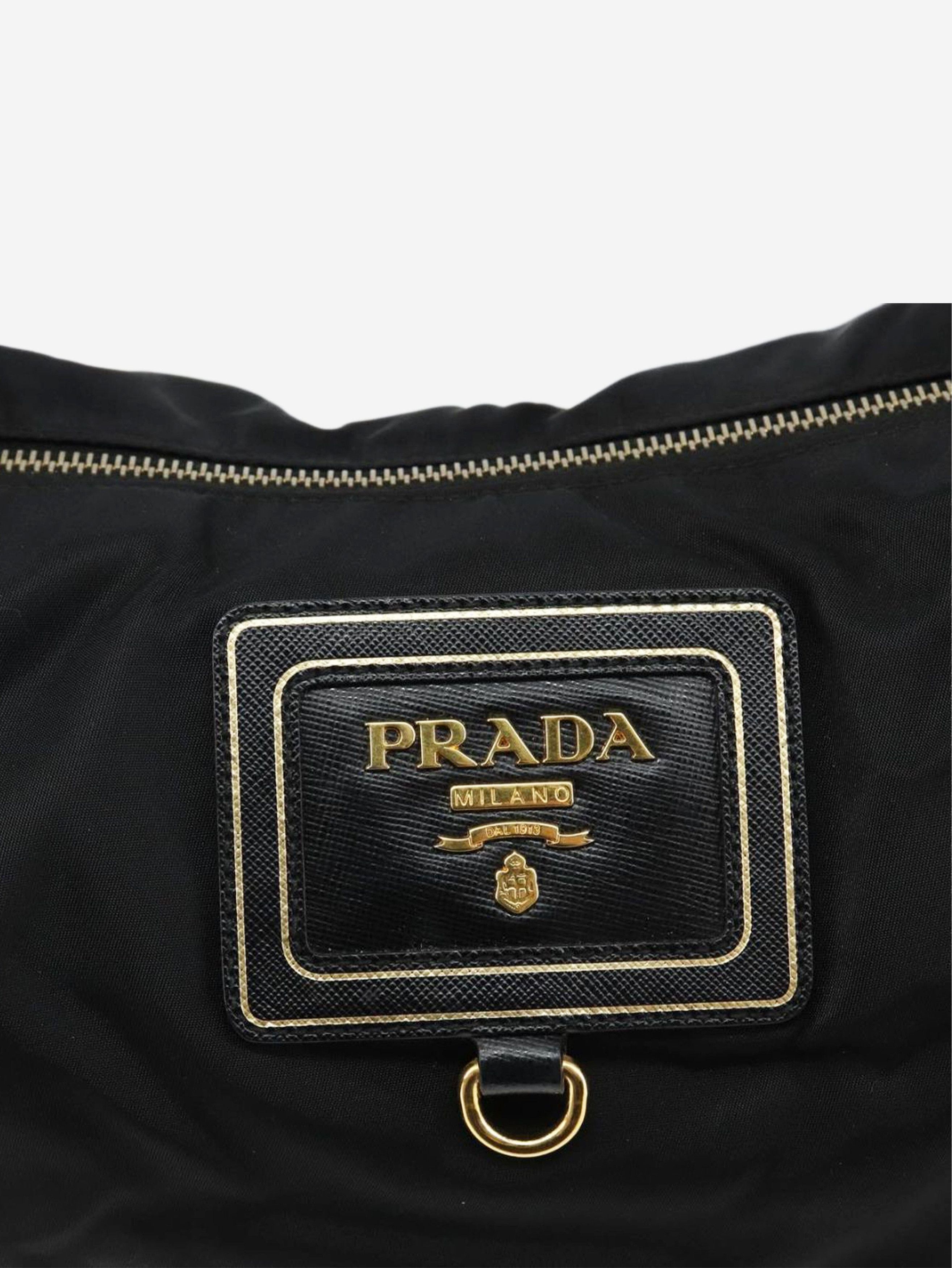 Prada Black nylon shoulder bag Size ONE SIZE - 14 Thumbnail