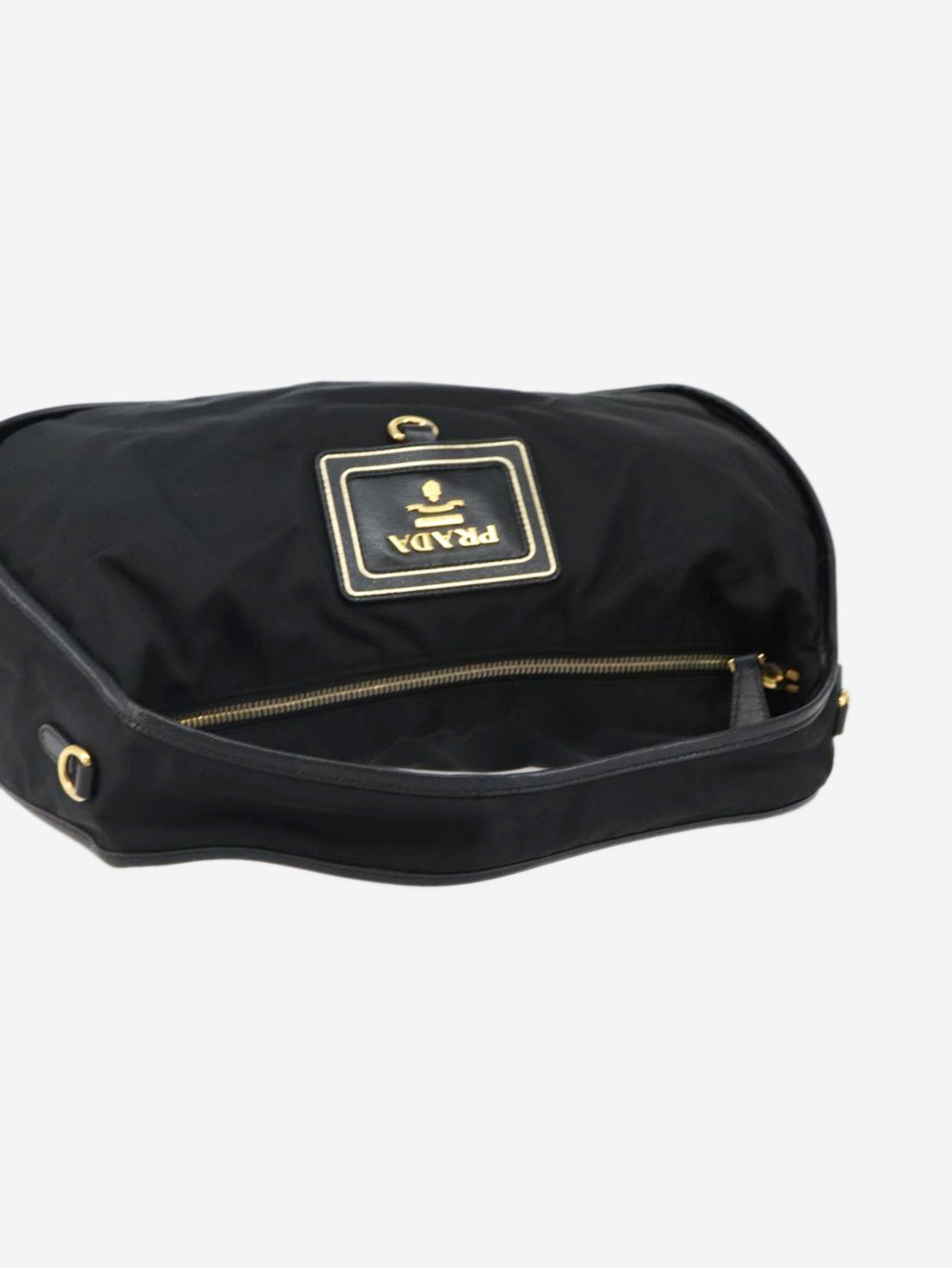 Prada Black nylon shoulder bag Size ONE SIZE - 7 Thumbnail