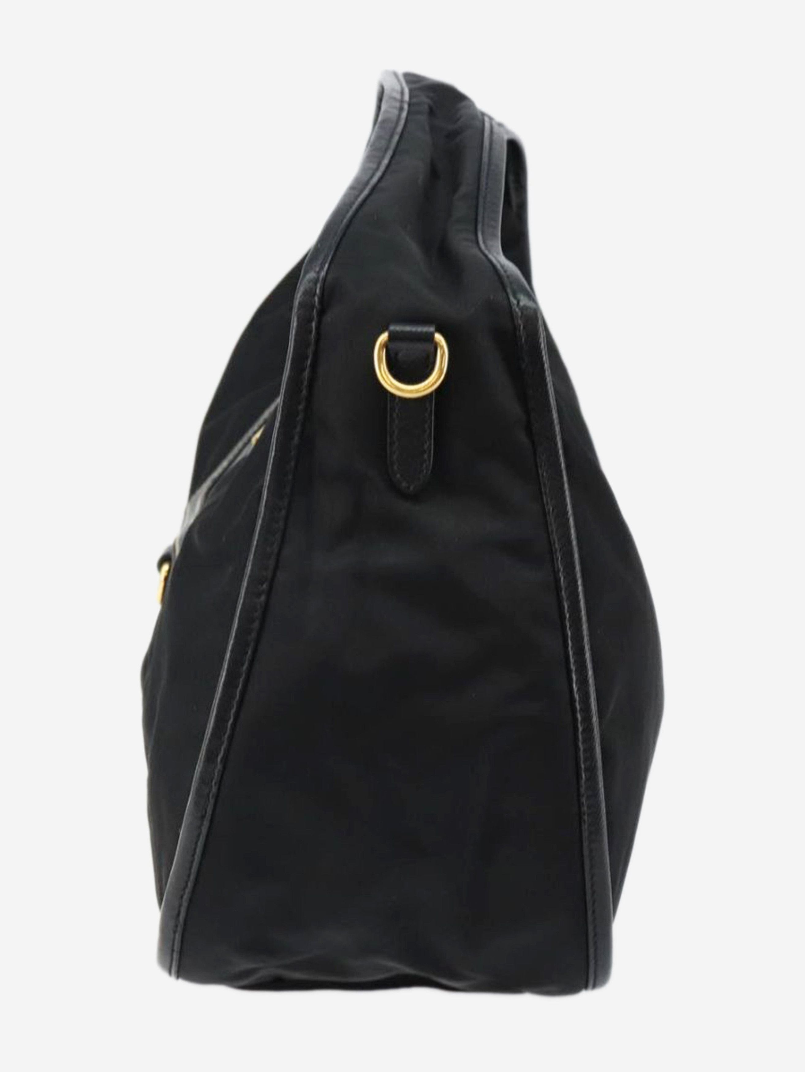 Prada Black nylon shoulder bag Size ONE SIZE - 4 Thumbnail