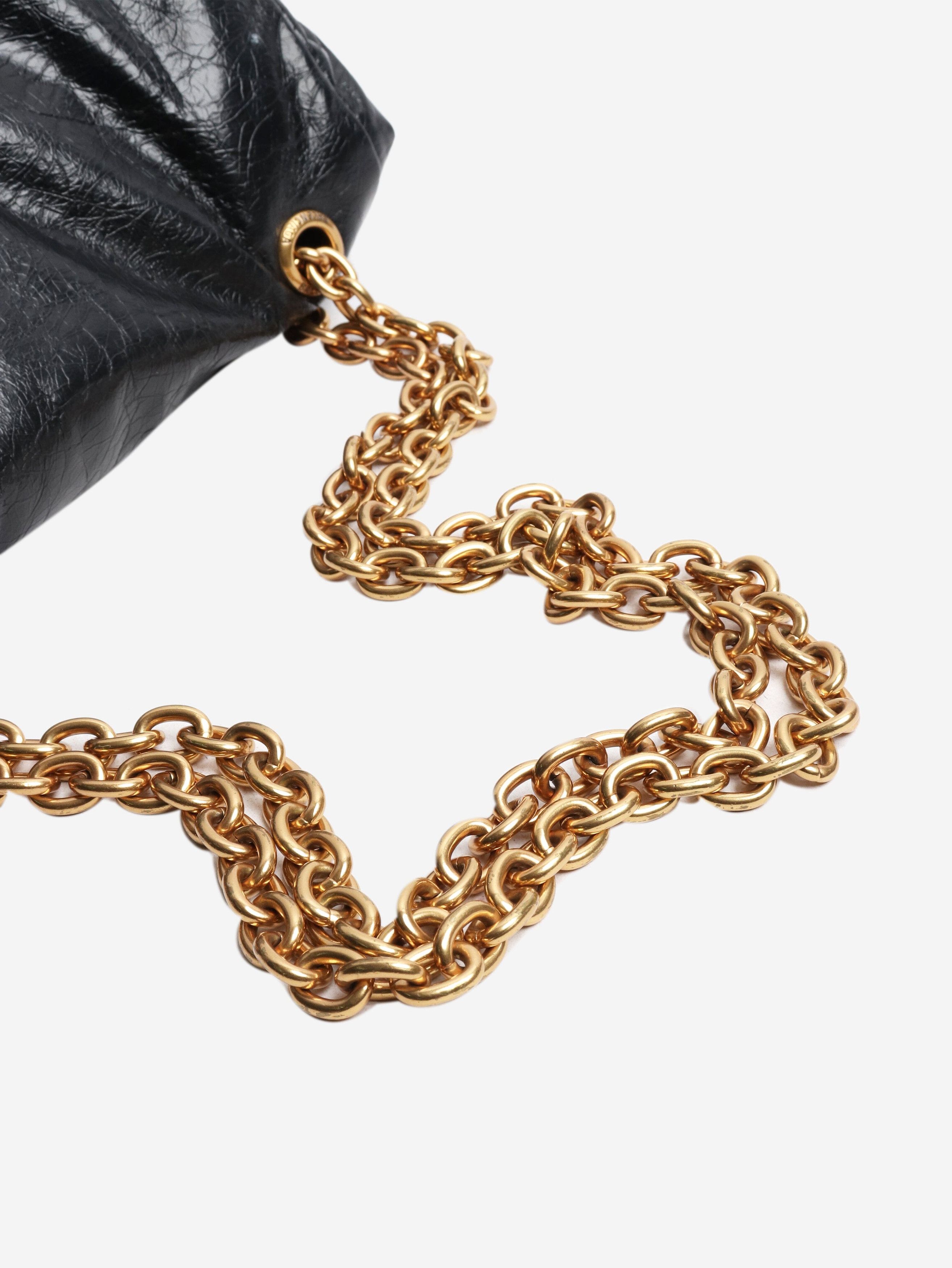 Balenciaga Black Monaco chain-strap shoulder bag Size ONE SIZE - 6 Thumbnail
