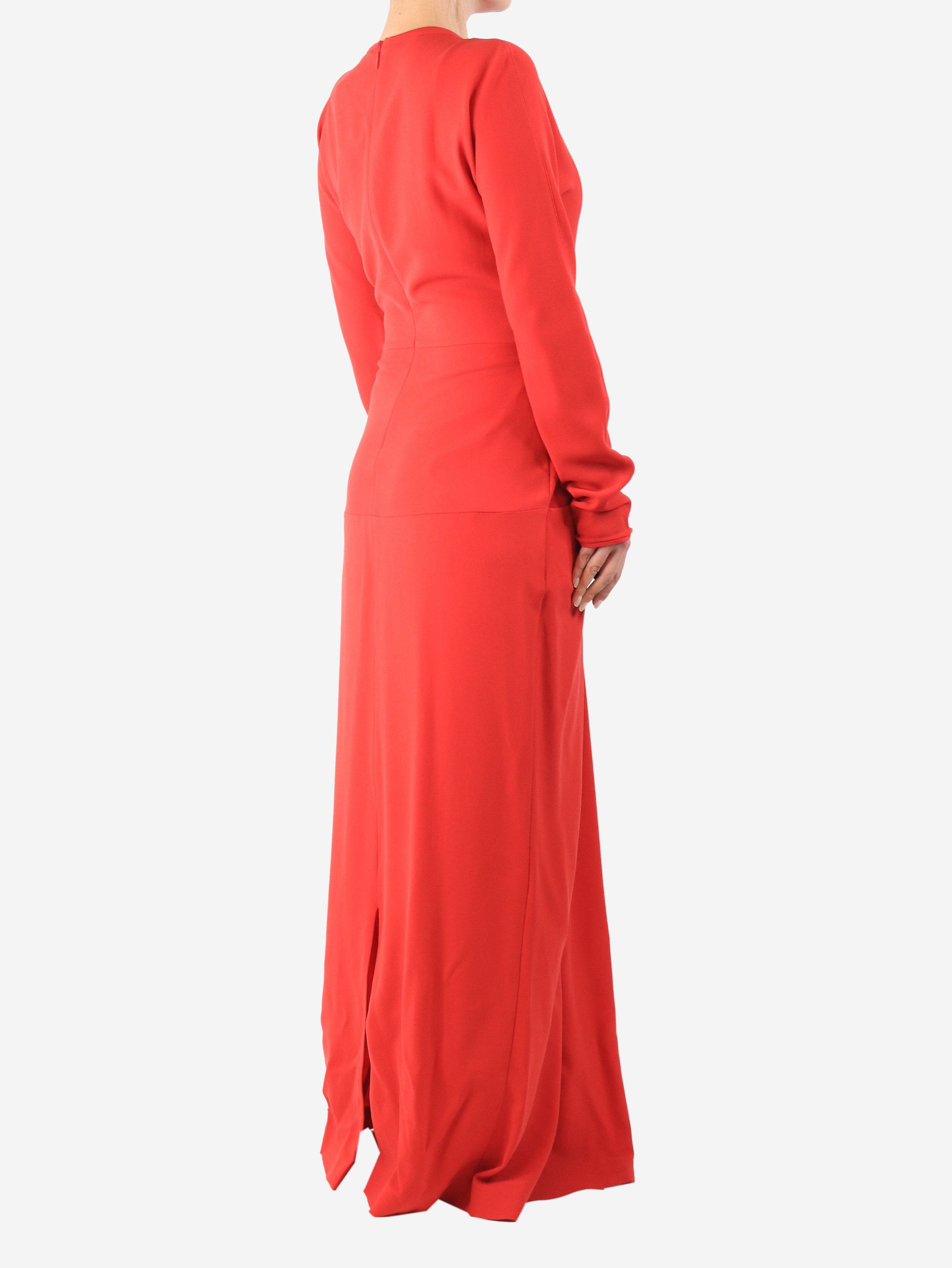 The Row Red draped long dress - UK 10 Size M / US 6-8 / IT 42-44 - 4 Thumbnail