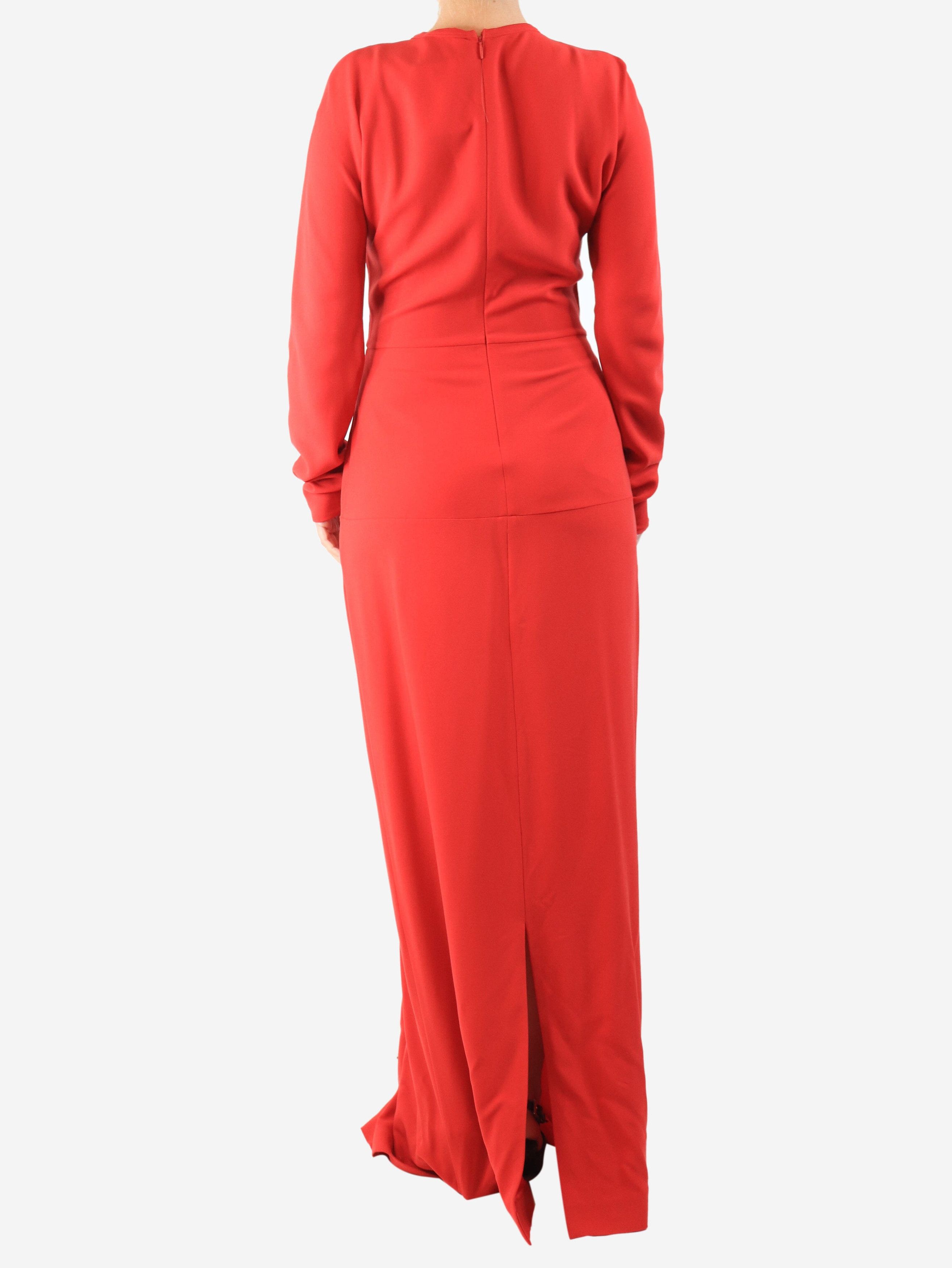 The Row Red draped long dress - UK 10 Size M / US 6-8 / IT 42-44 - 2 Thumbnail