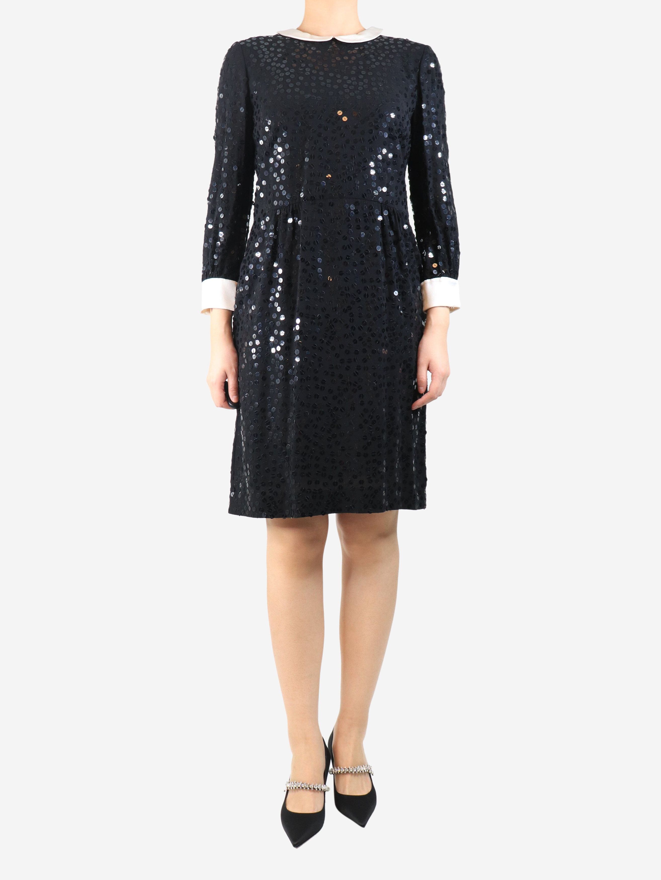 Other Black sequin-embellished midi dress - UK 12 Size M / US 6-8 / IT 42-44 - 3 Thumbnail