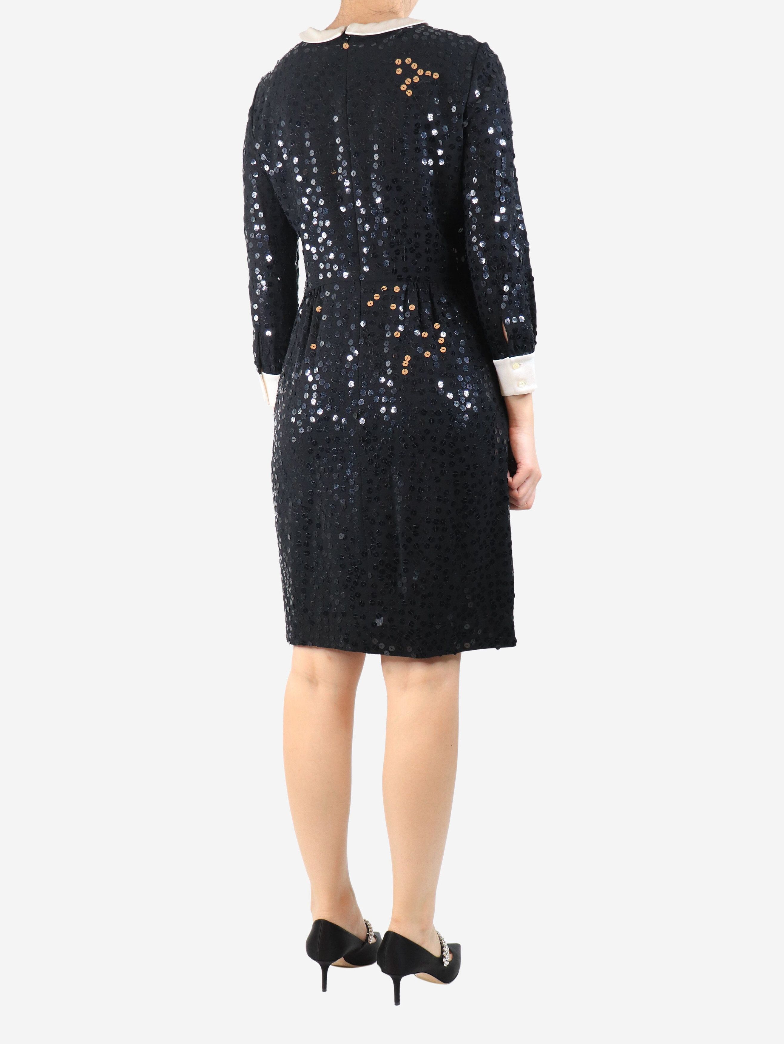Other Black sequin-embellished midi dress - UK 12 Size M / US 6-8 / IT 42-44 - 2 Thumbnail