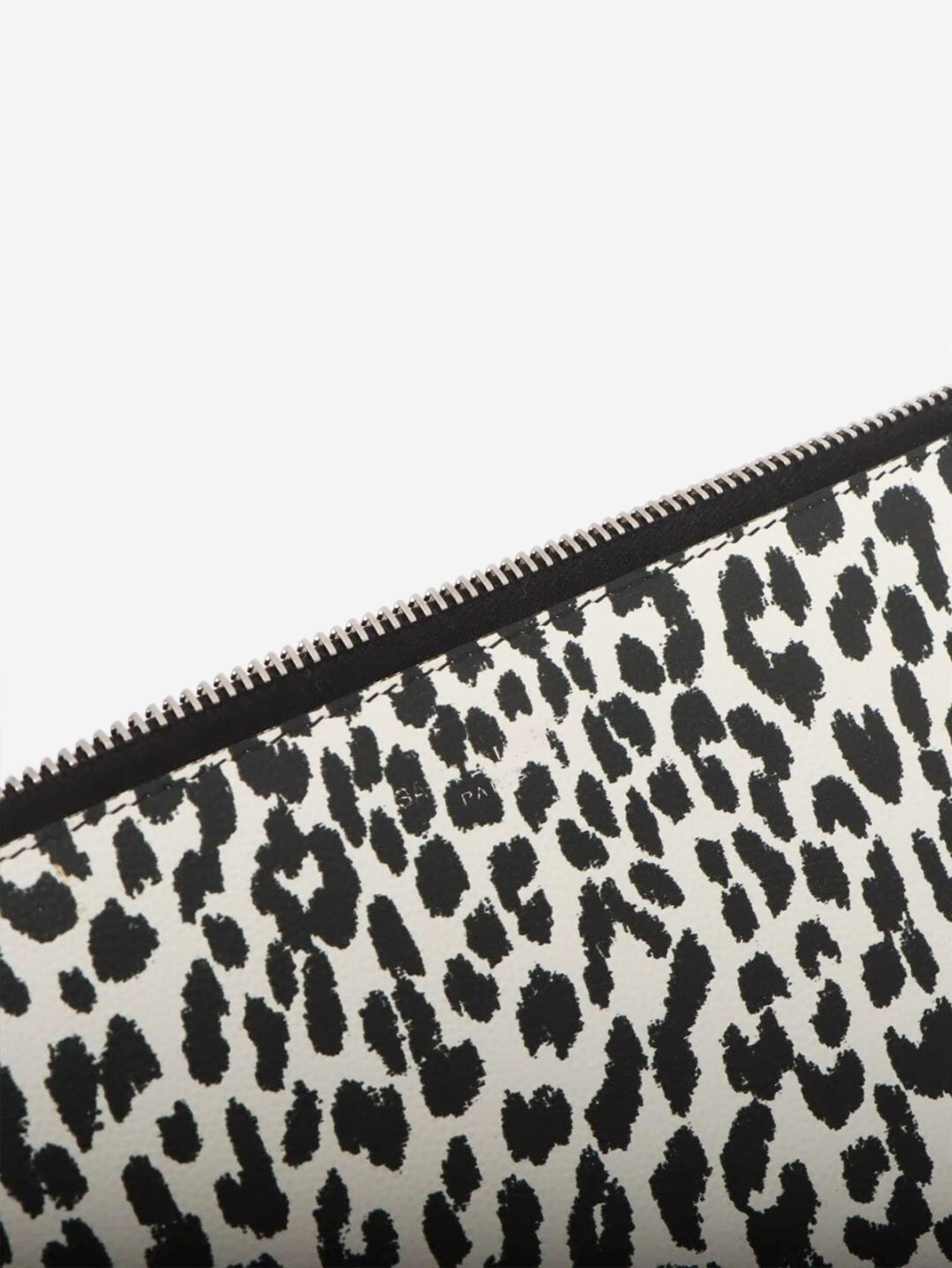 Other White and black leopard print leather clutch Size ONE SIZE - 9 Thumbnail