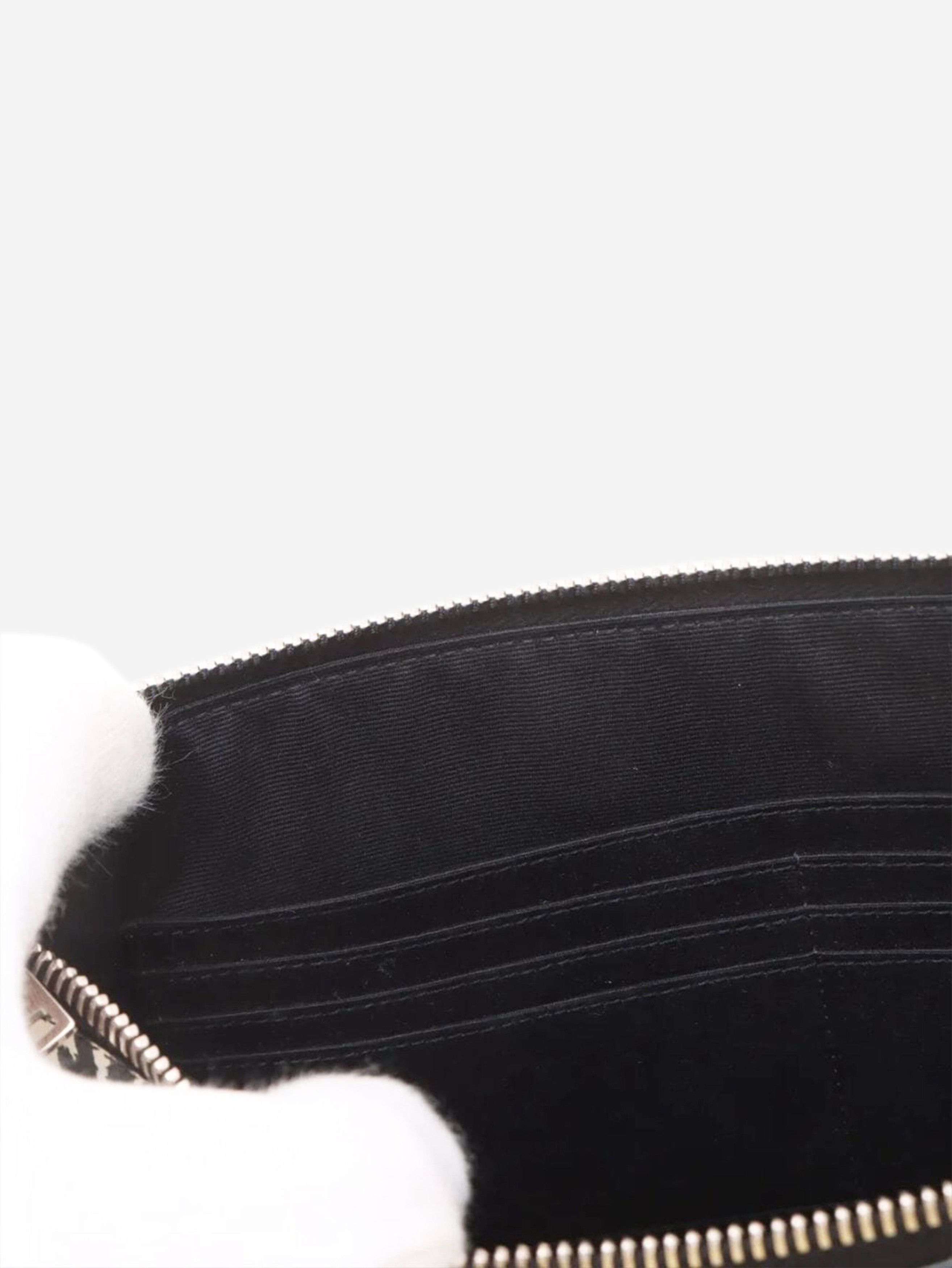 Other White and black leopard print leather clutch Size ONE SIZE - 11 Thumbnail