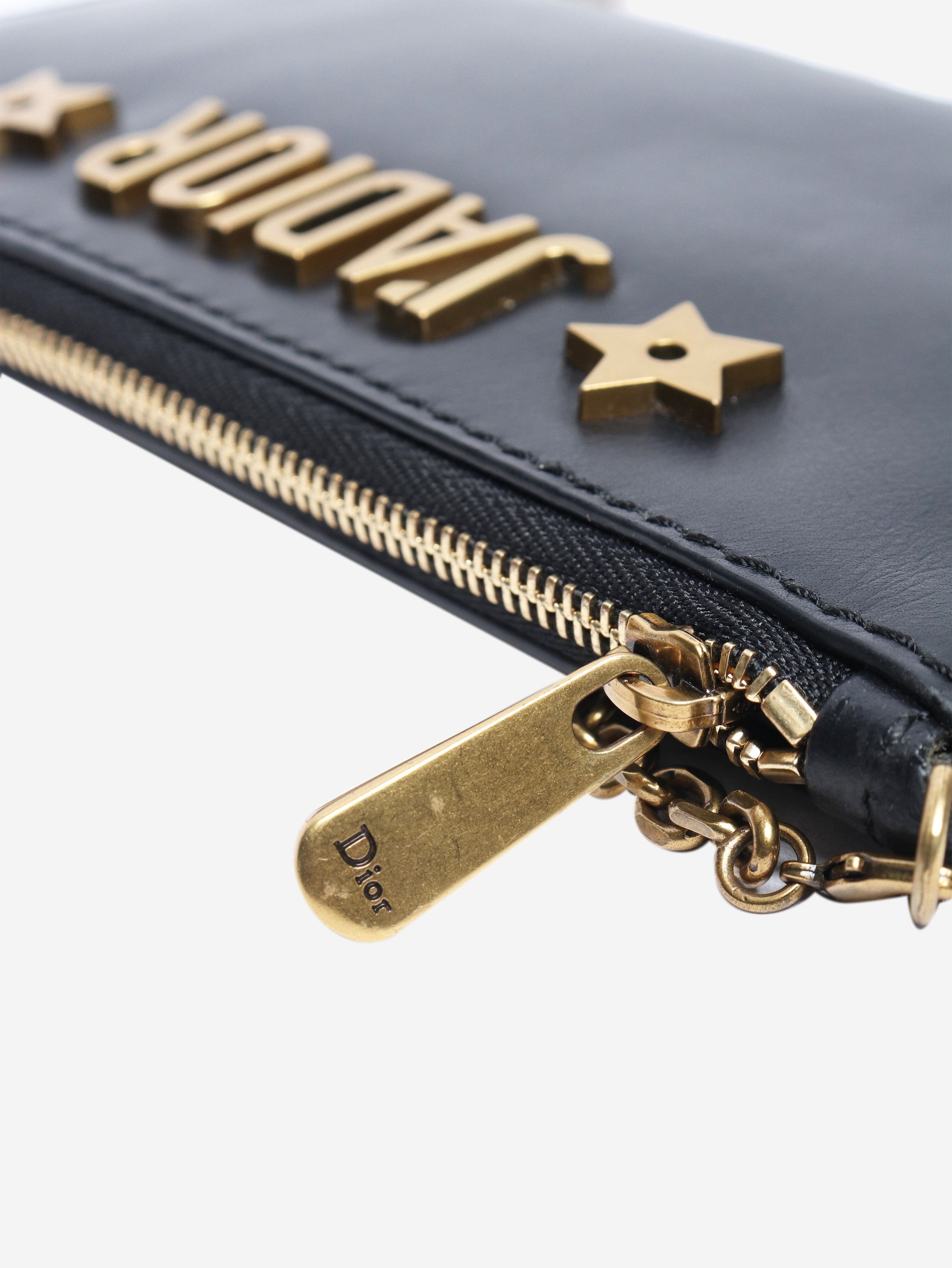 Dior Black J'A leather wallet on chain Size ONE SIZE - 4 Thumbnail