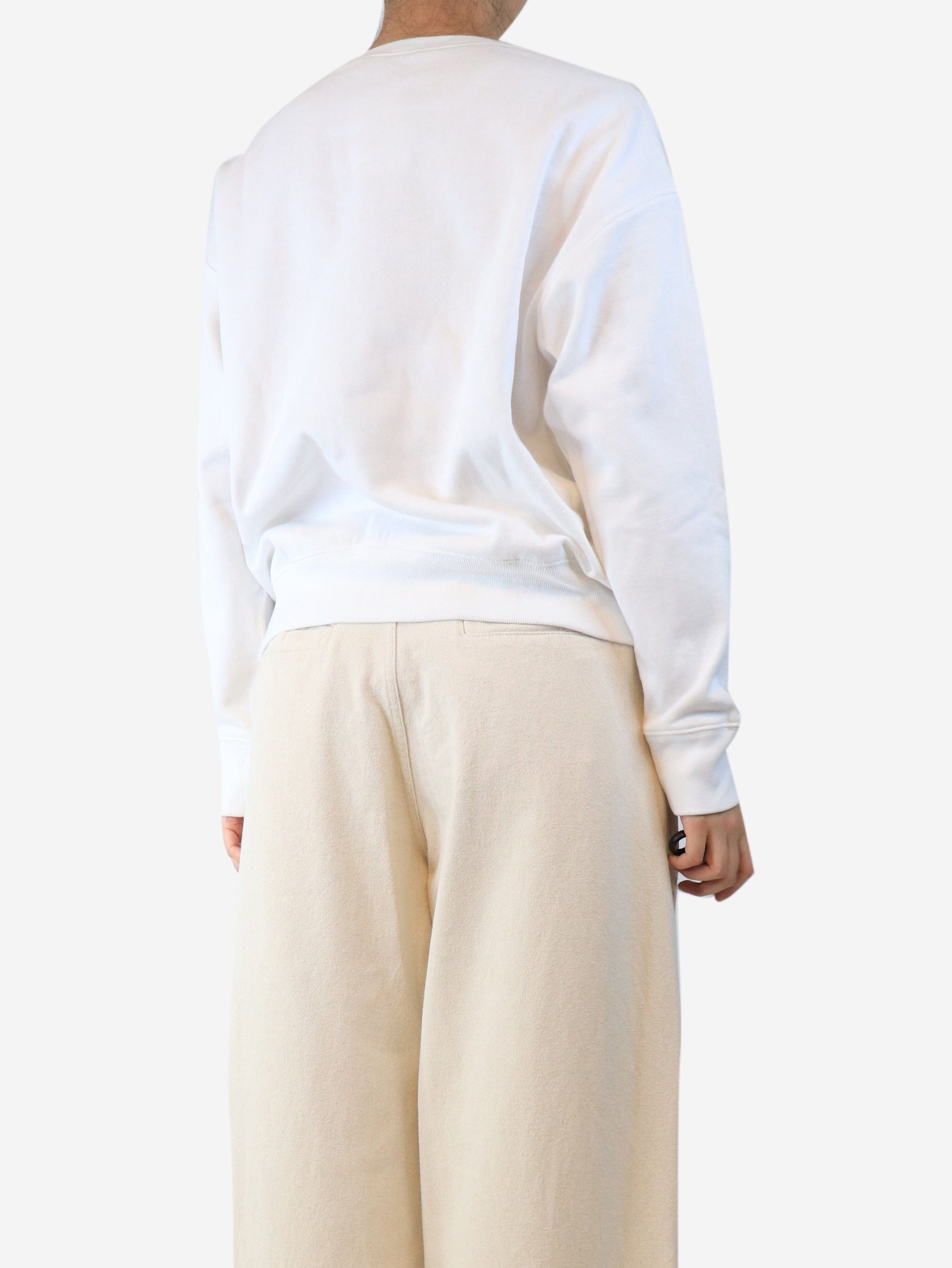 Polo Ralph Lauren White crewneck sweatshirt - L Size S / US 4 / IT 40 - 2 Thumbnail