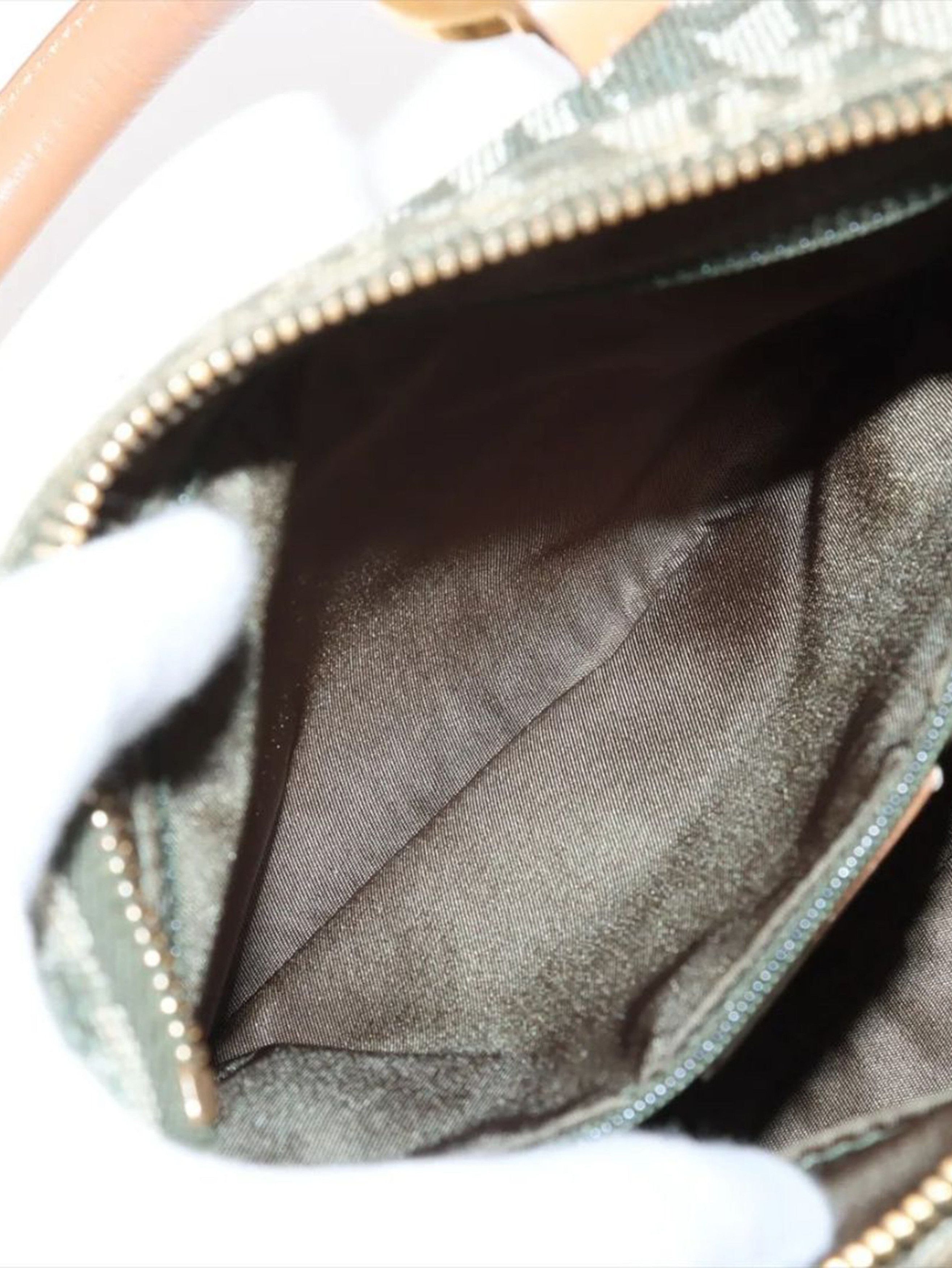 Dior Green Trotter canvas and leather bag Size ONE SIZE - 7 Thumbnail