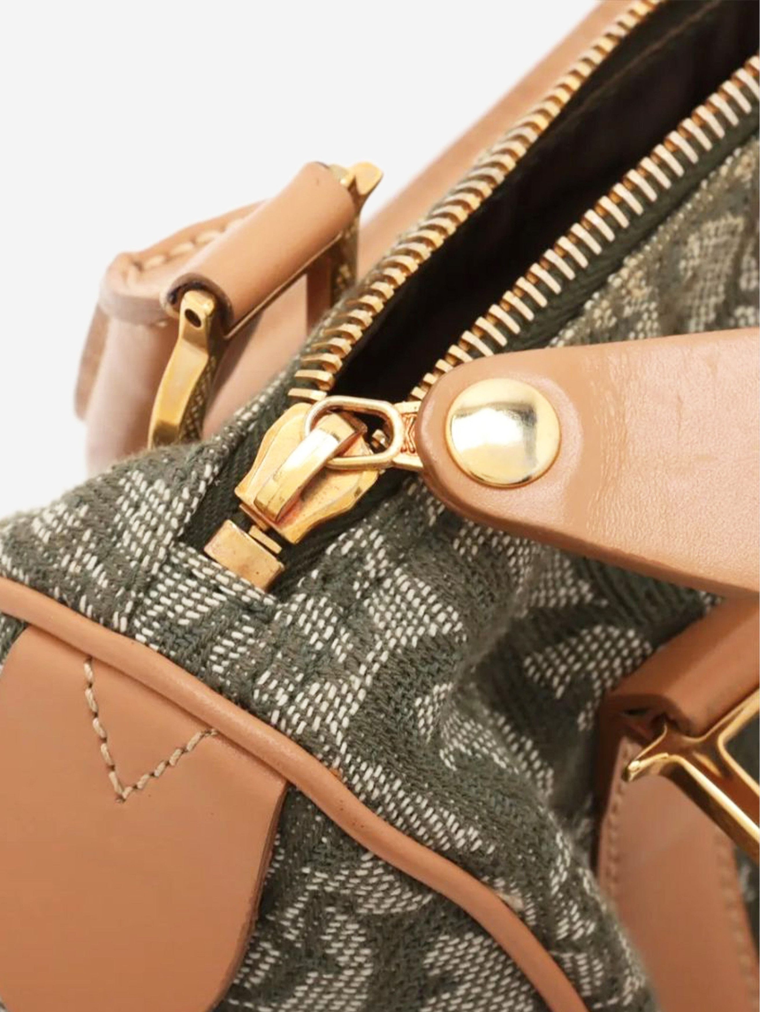 Dior Green Trotter canvas and leather bag Size ONE SIZE - 11 Thumbnail
