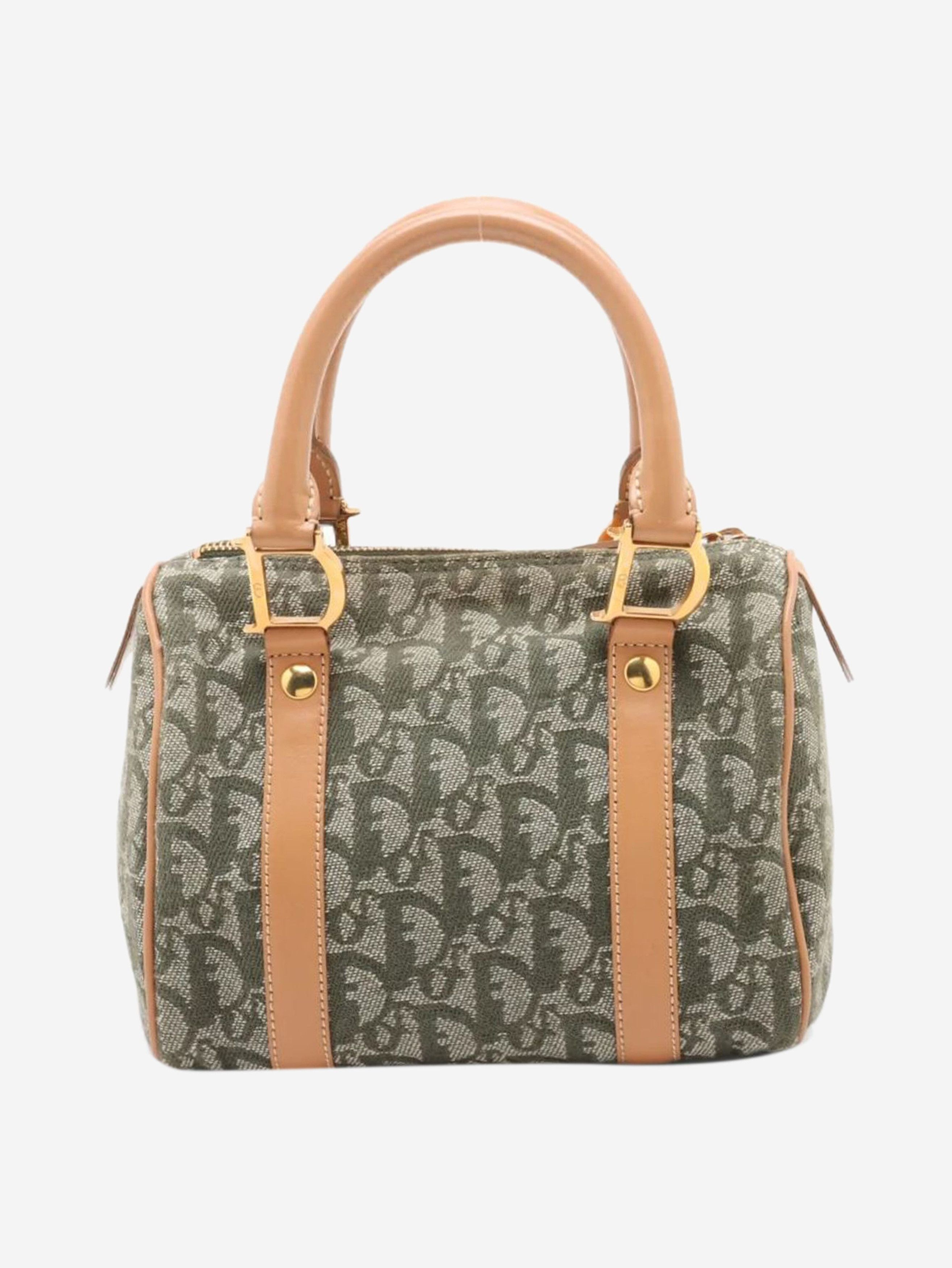 Dior Green Trotter canvas and leather bag Size ONE SIZE - 2 Thumbnail