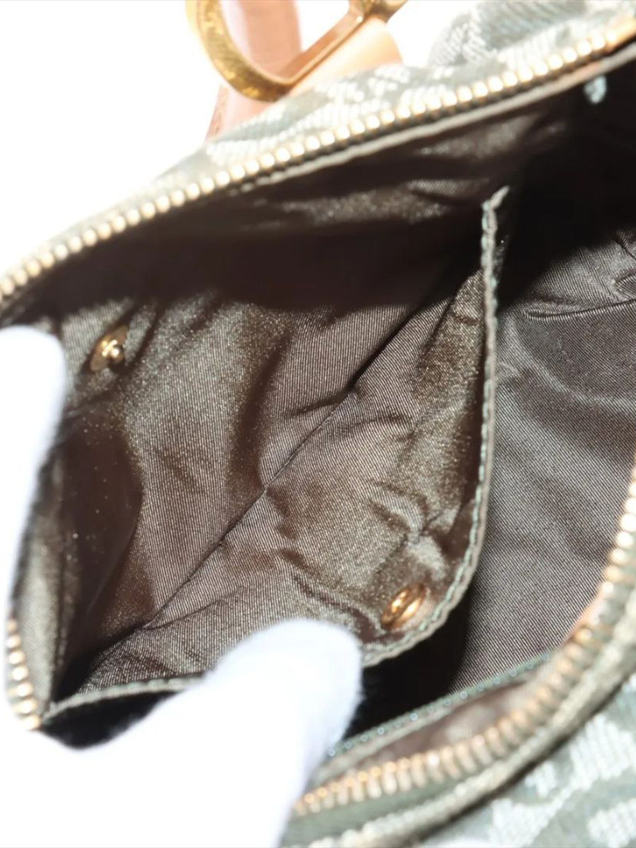 Dior Green Trotter canvas and leather bag Size ONE SIZE - 8 Thumbnail