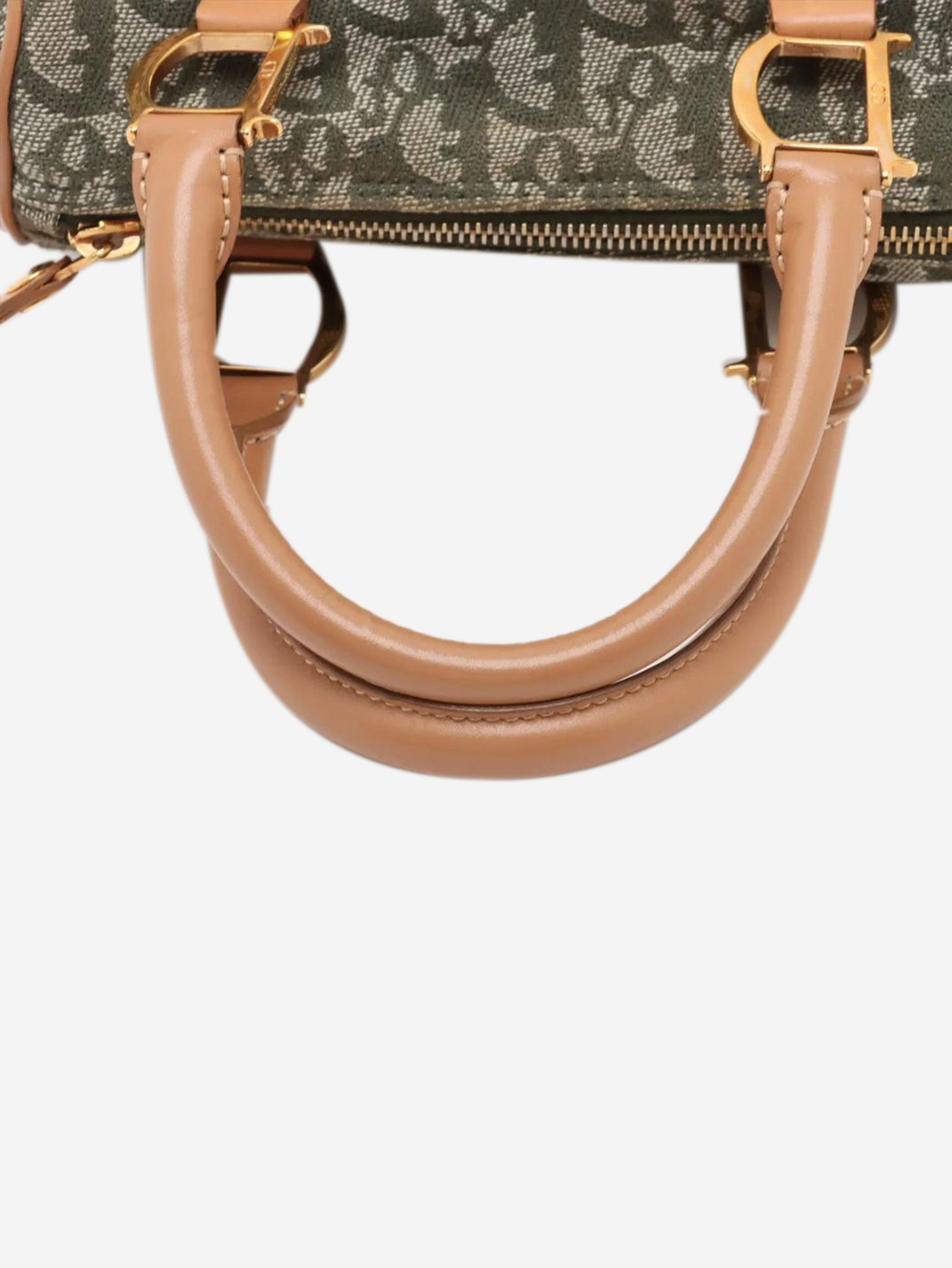 Dior Green Trotter canvas and leather bag Size ONE SIZE - 5 Thumbnail