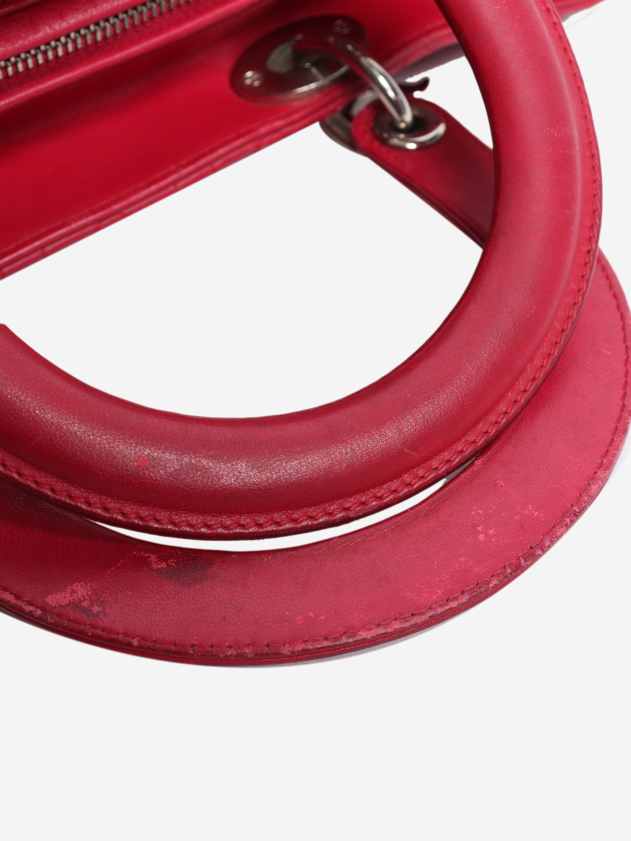 Dior Pink 2011 large Lady 2way bag Size ONE SIZE - 8 Thumbnail