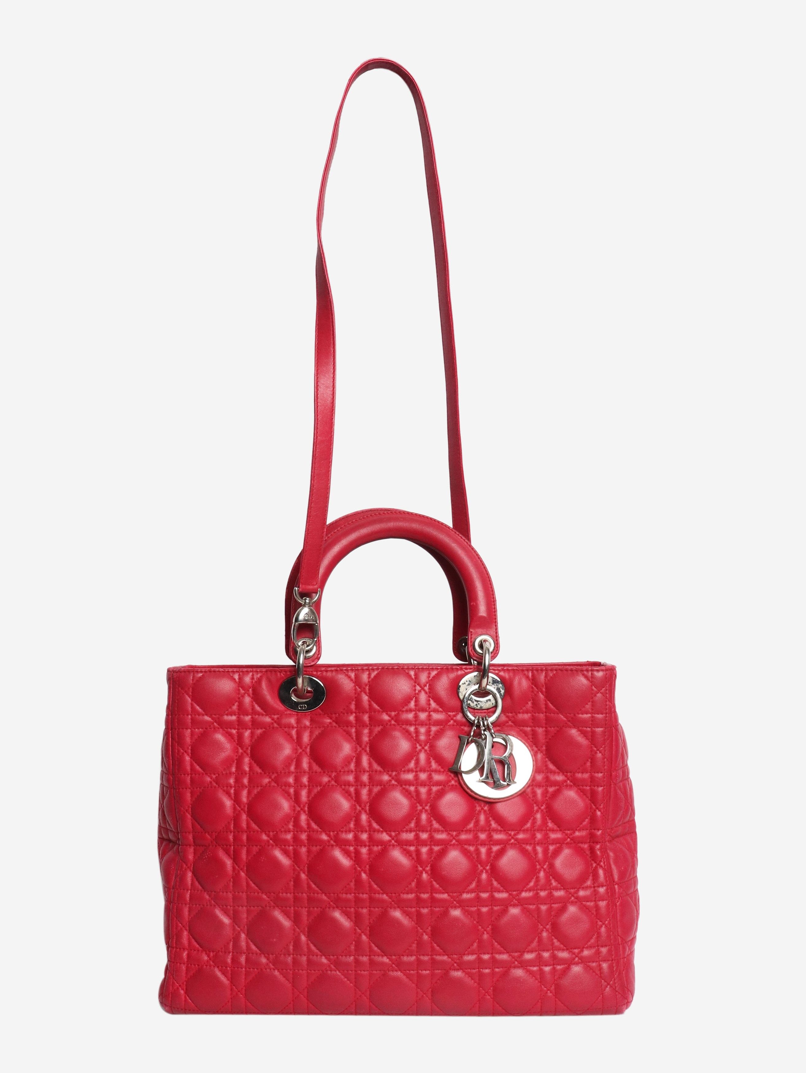 Dior Pink 2011 large Lady 2way bag Size ONE SIZE - 2 Thumbnail