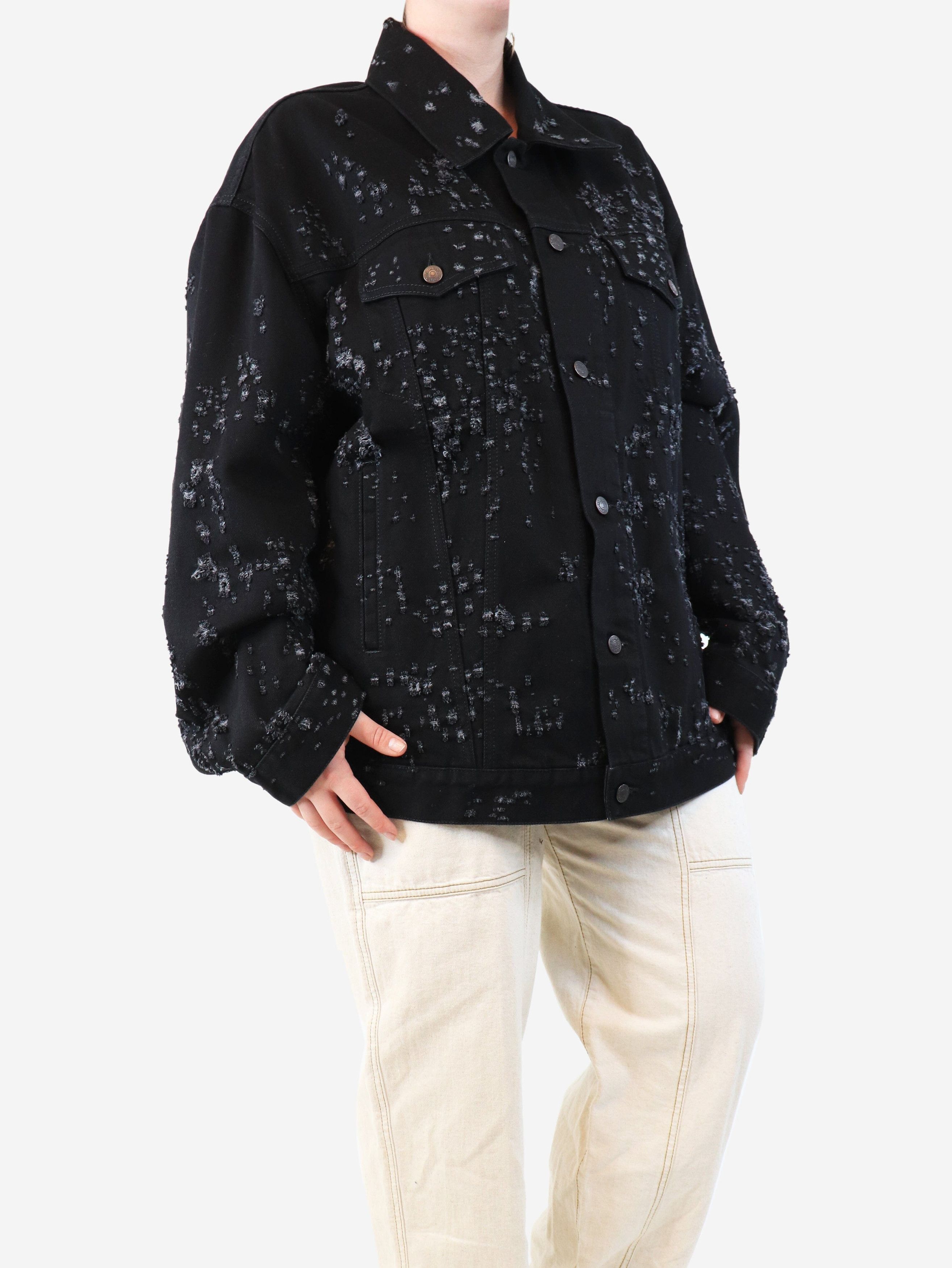 Acne Studios Black distressed denim jacket - M Size M / US 6-8 / IT 42-44 - 4 Thumbnail