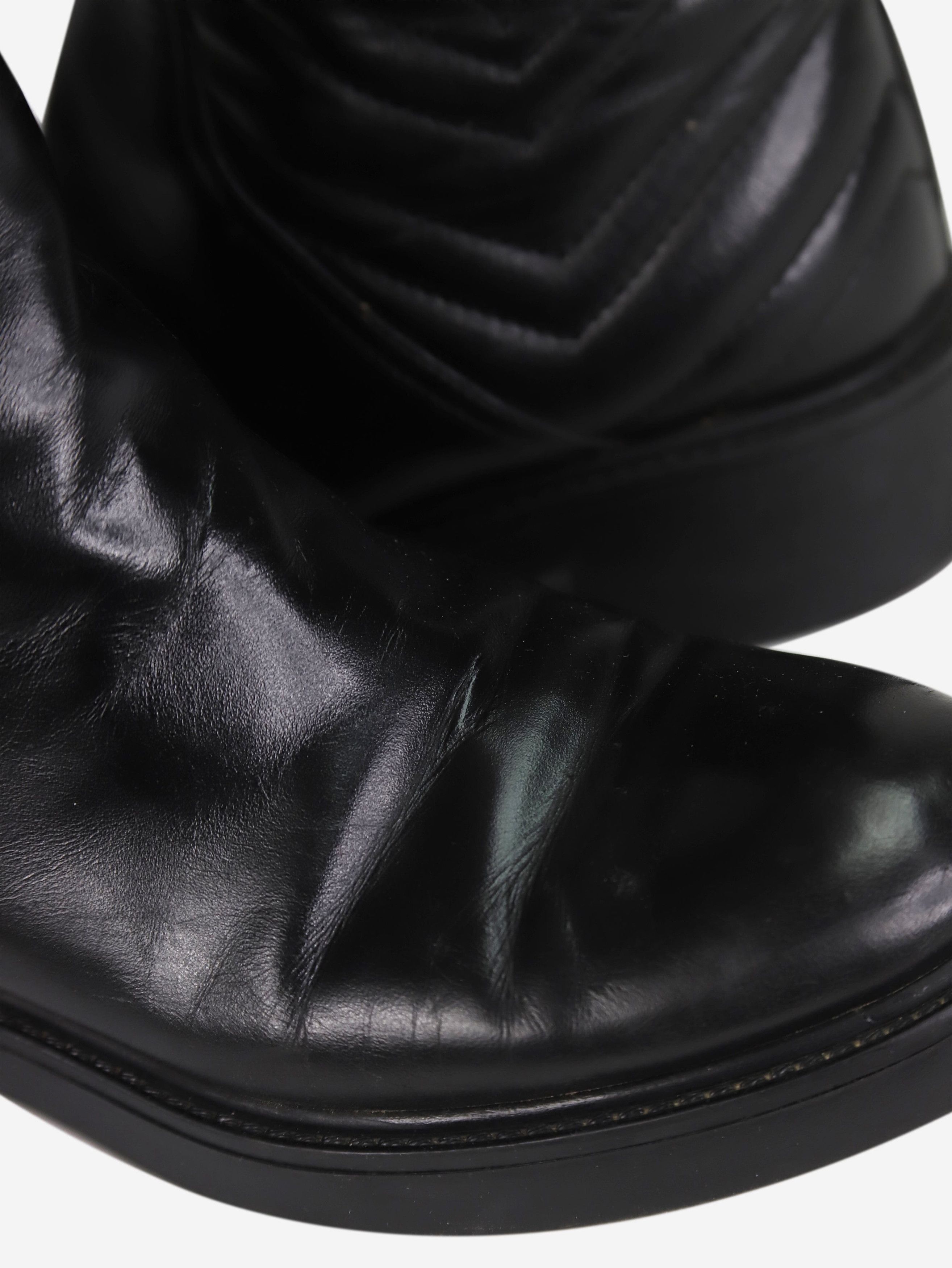 Gucci Black leather ankle boots - EU 37.5 Size US 6 / IT 36 - 5 Thumbnail