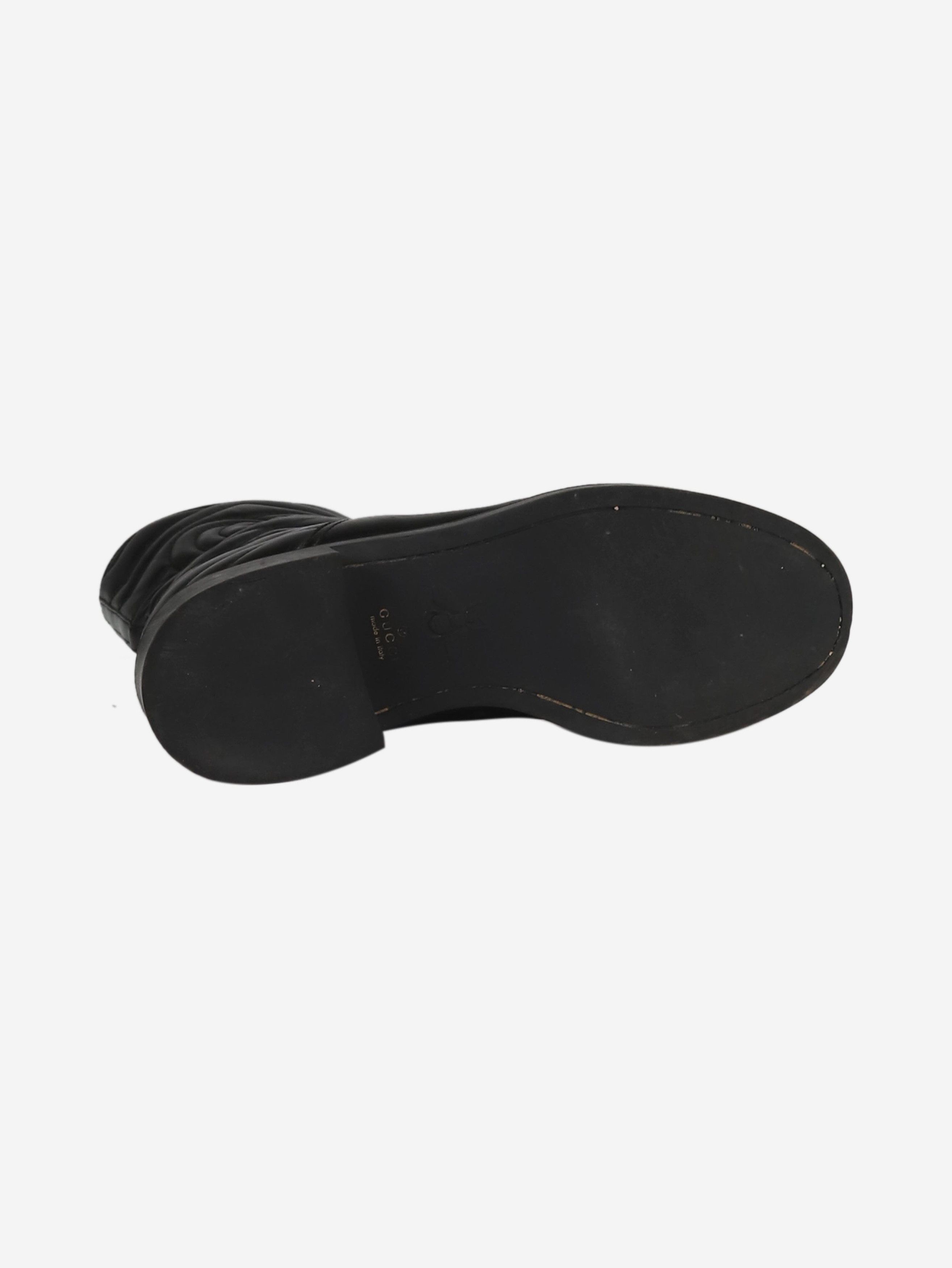 Gucci Black leather ankle boots - EU 37.5 Size US 6 / IT 36 - 6 Thumbnail