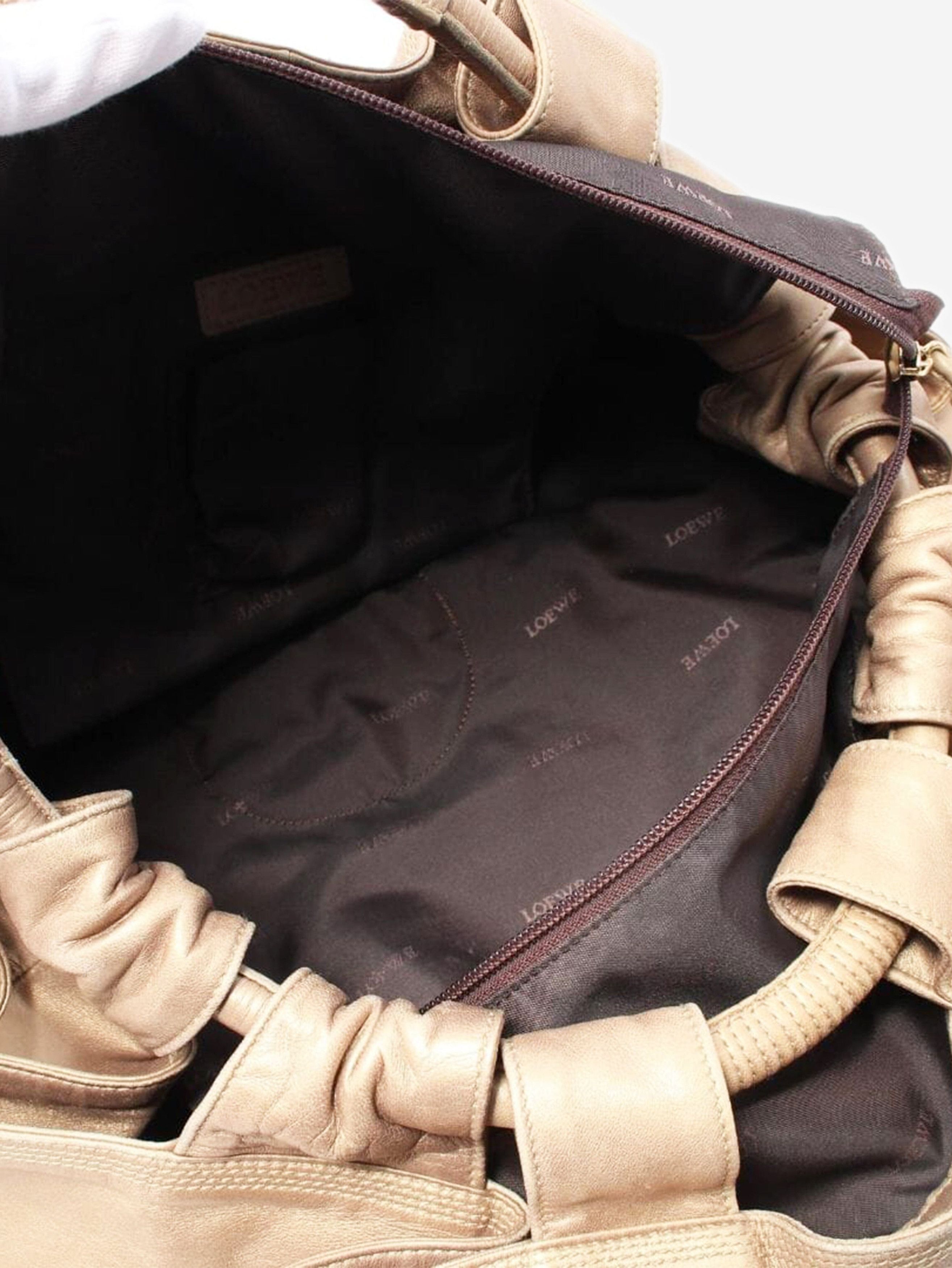 Loewe Gold Nappa Aire handbag Size ONE SIZE - 4 Thumbnail