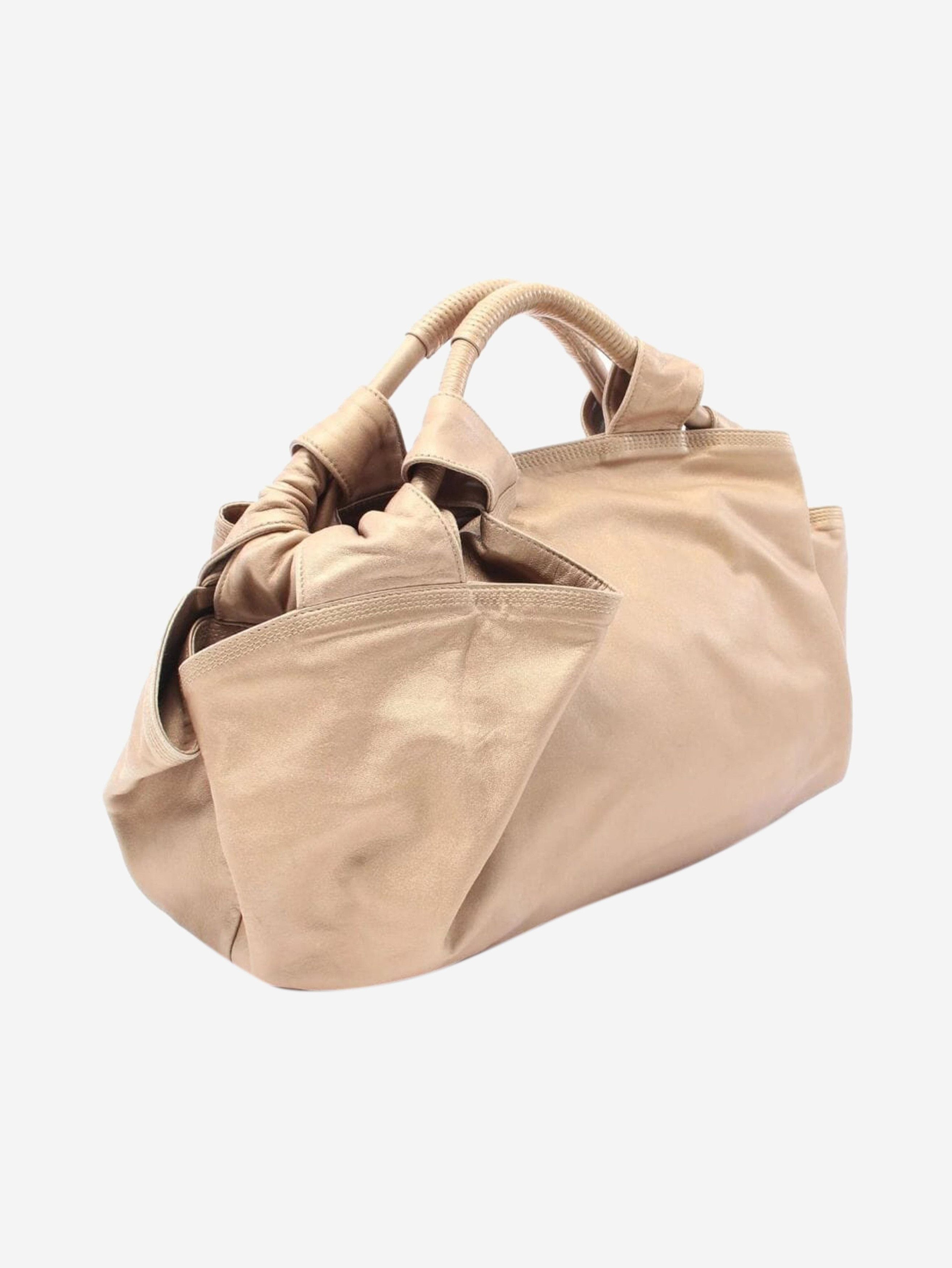 Loewe Gold Nappa Aire handbag Size ONE SIZE - 3 Thumbnail