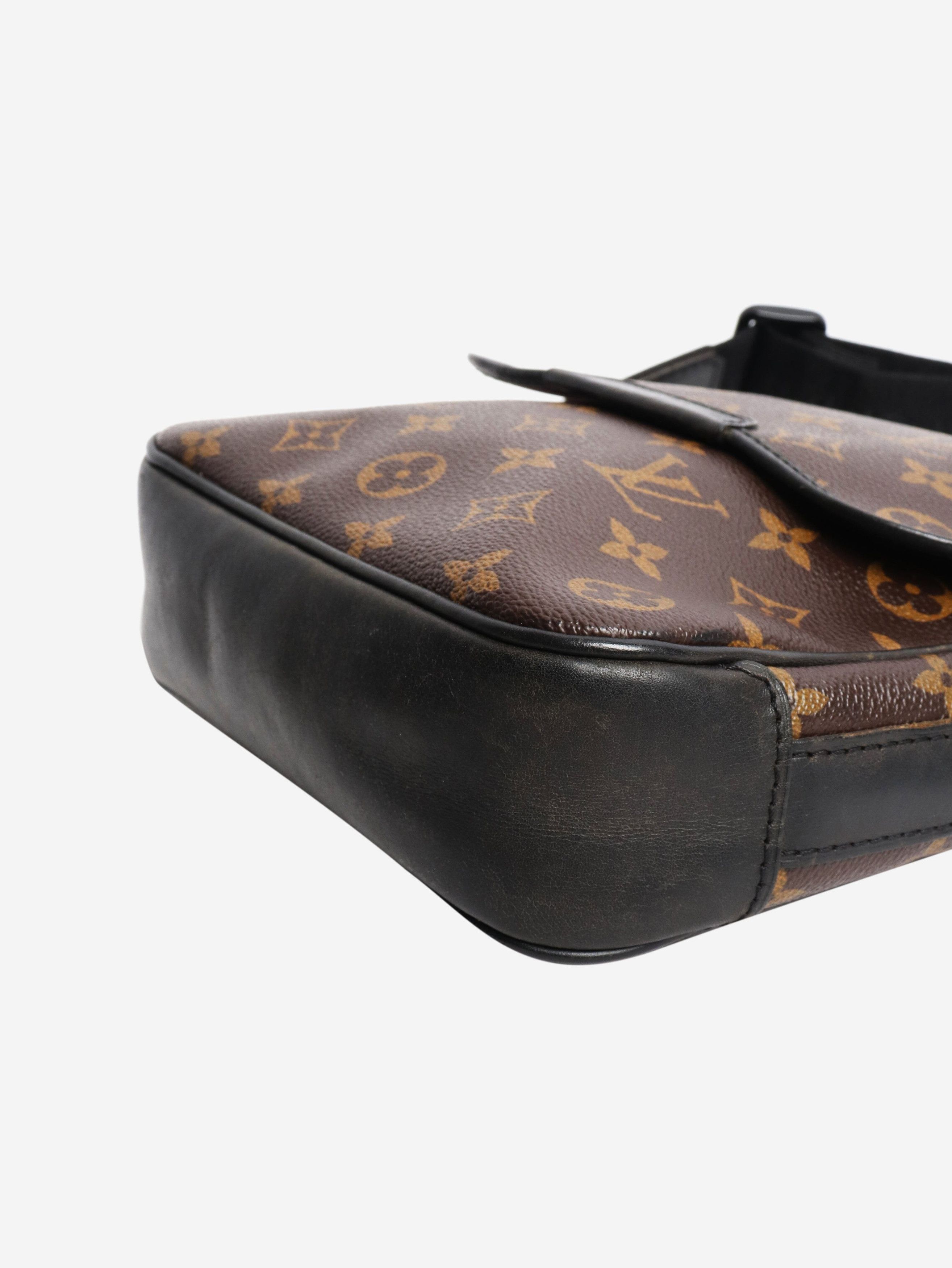 Louis Vuitton Brown 2011 Monogram Macassar Bass PM messenger bag Size ONE SIZE - 4 Thumbnail
